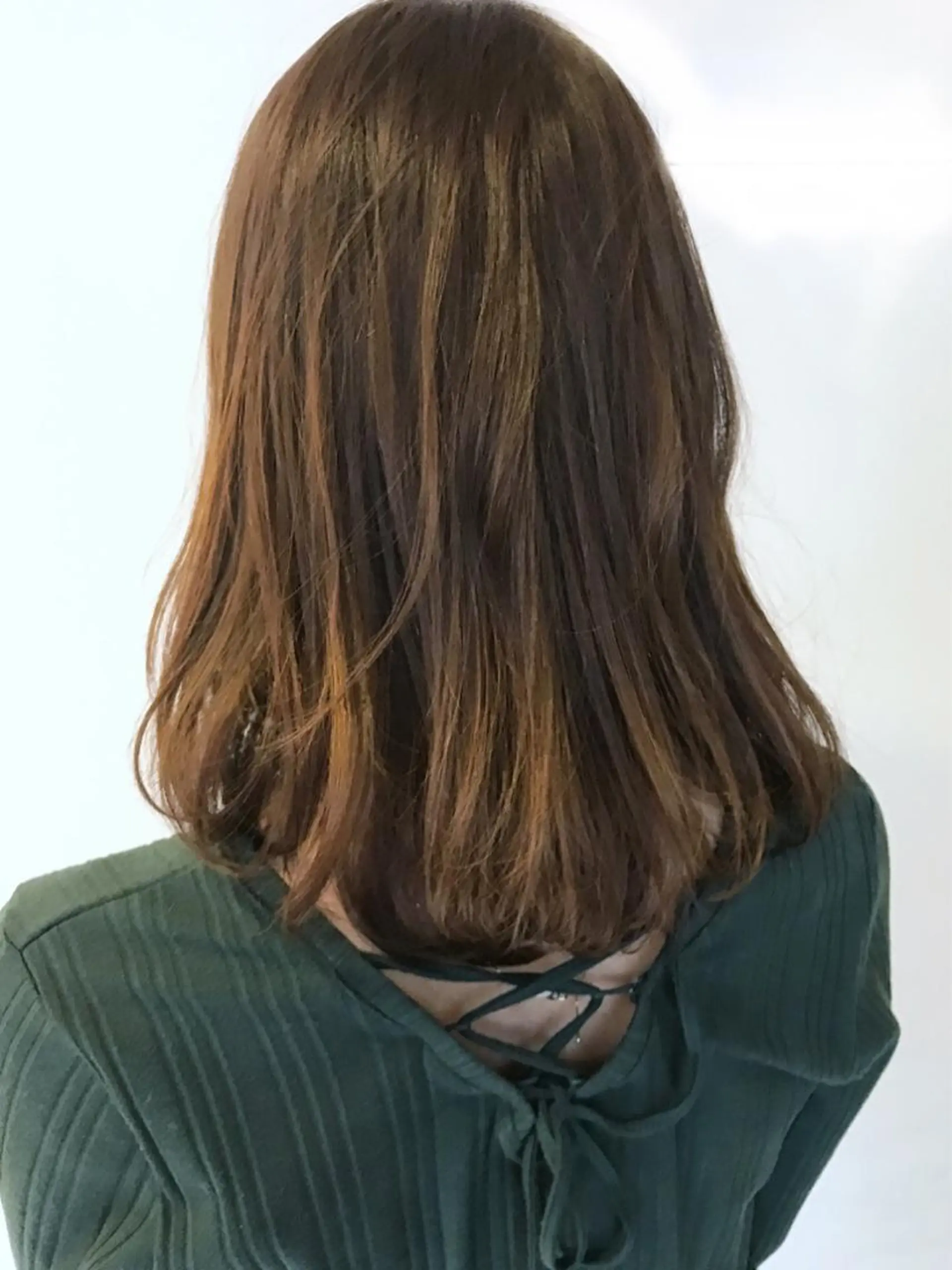 セミロング カラー カット ヘアカラー メンズカット/パーマ 深浦　庄晴のヘアスタイル