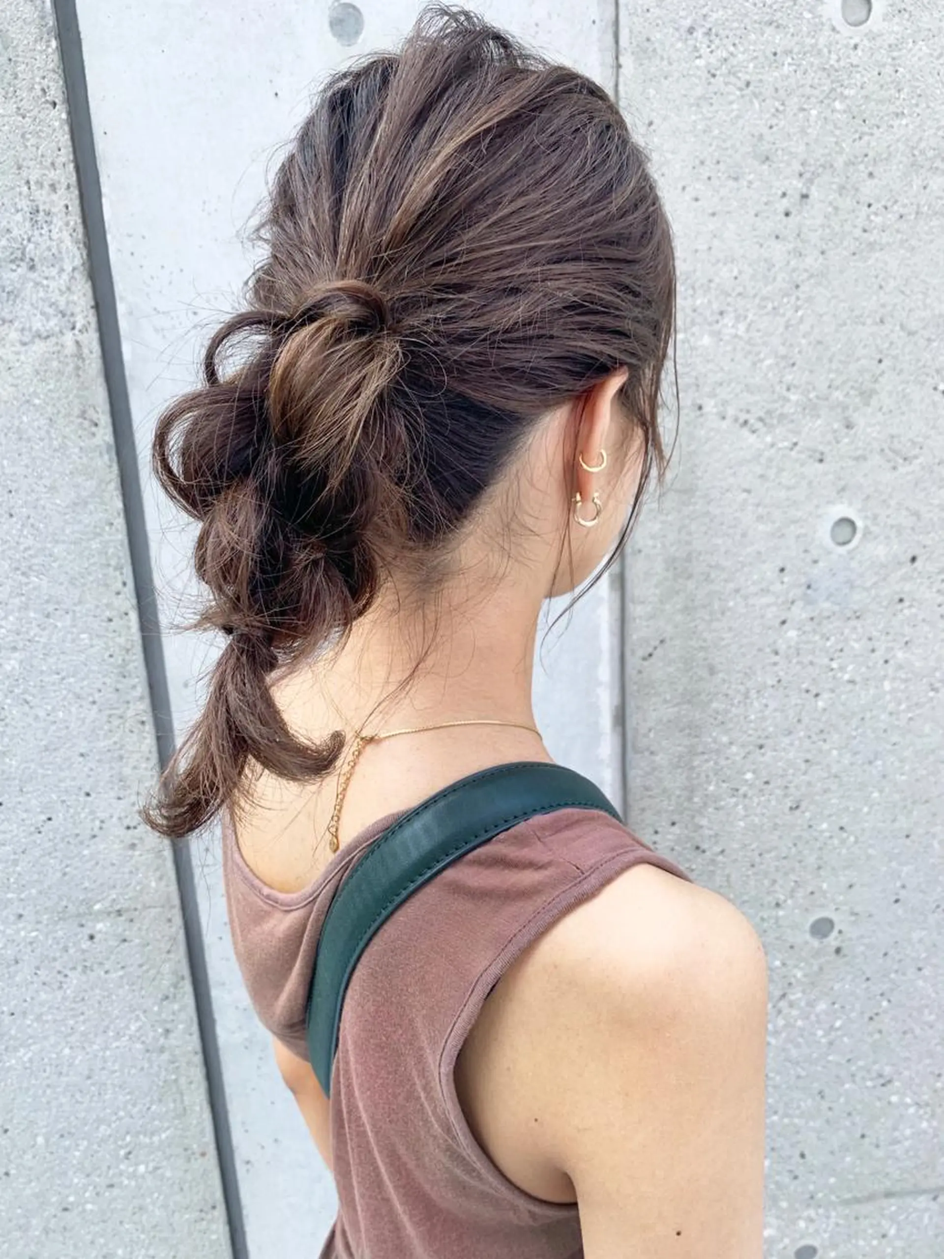 ヘアアレンジ レイヤー専門家 ダブルカラー修のヘアスタイル