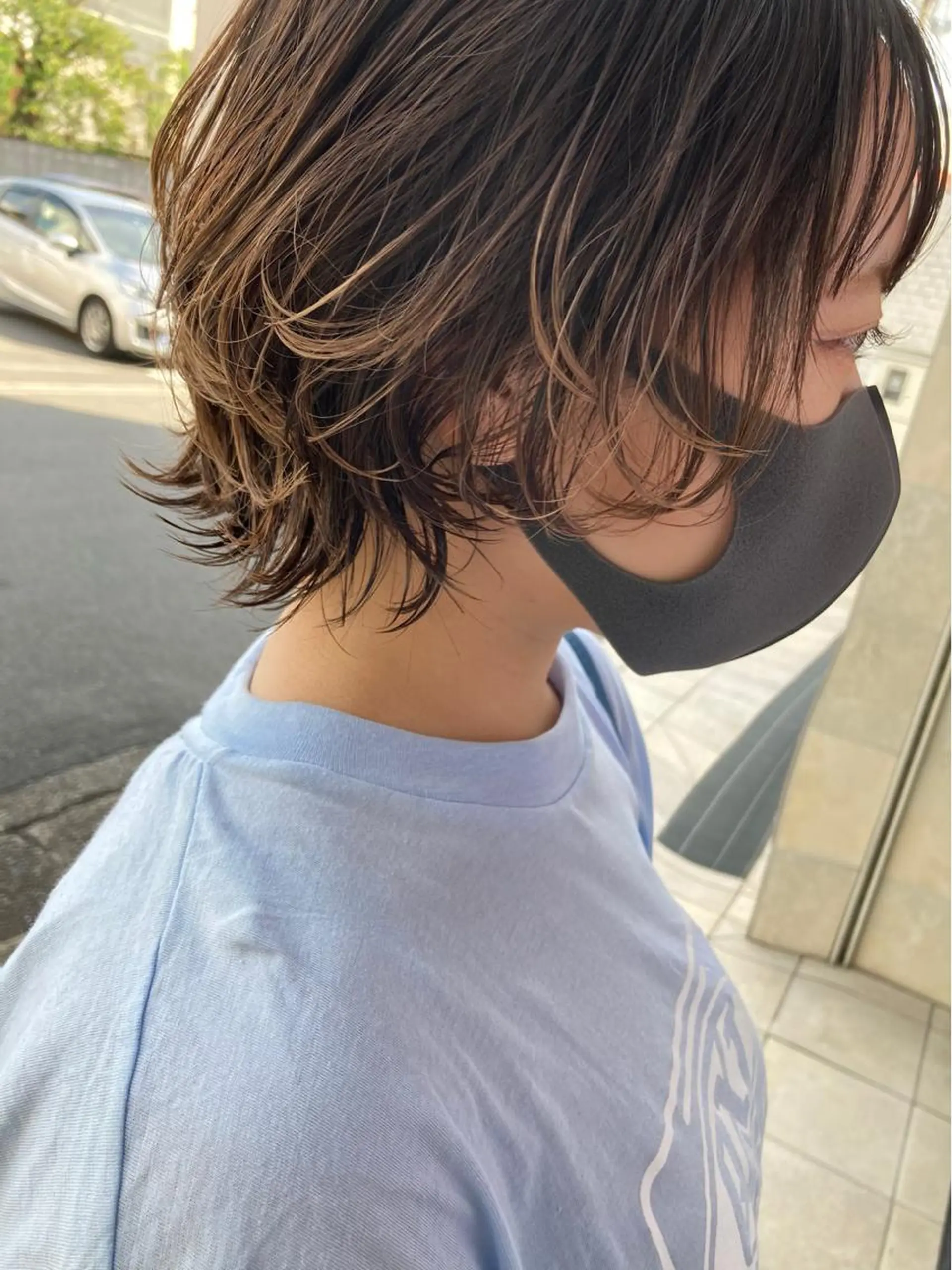 ショート ウルフカット 田中 あかねのヘアスタイル