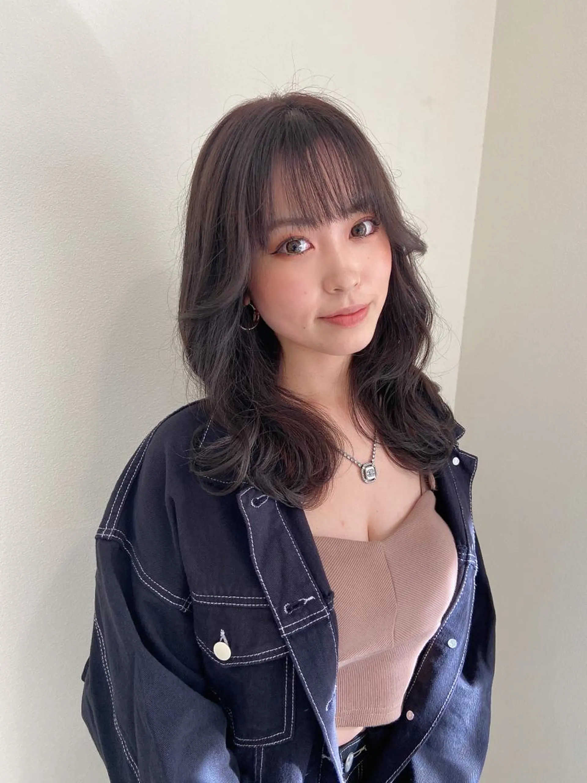 ミディアム カラー くびれヘア カット ヘアカラー トリートメント ヘアセット 髪質改善支持率 NO.1🫧松野力也のヘアスタイル