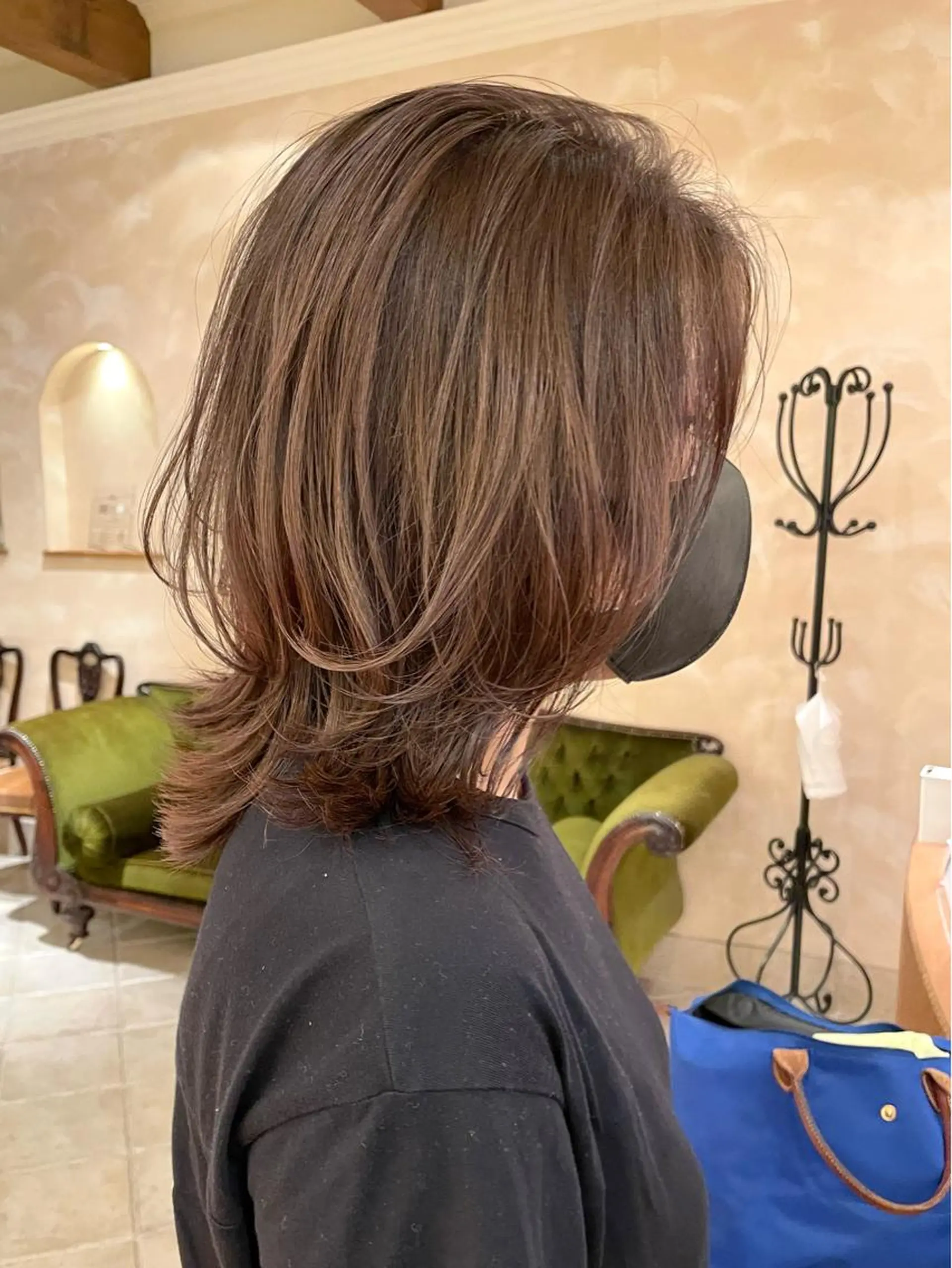 ミディアム 3Dハイライト ハイライト BEAUTRIUM 265所属・カットモデル/ 大森弘貴のヘアスタイル