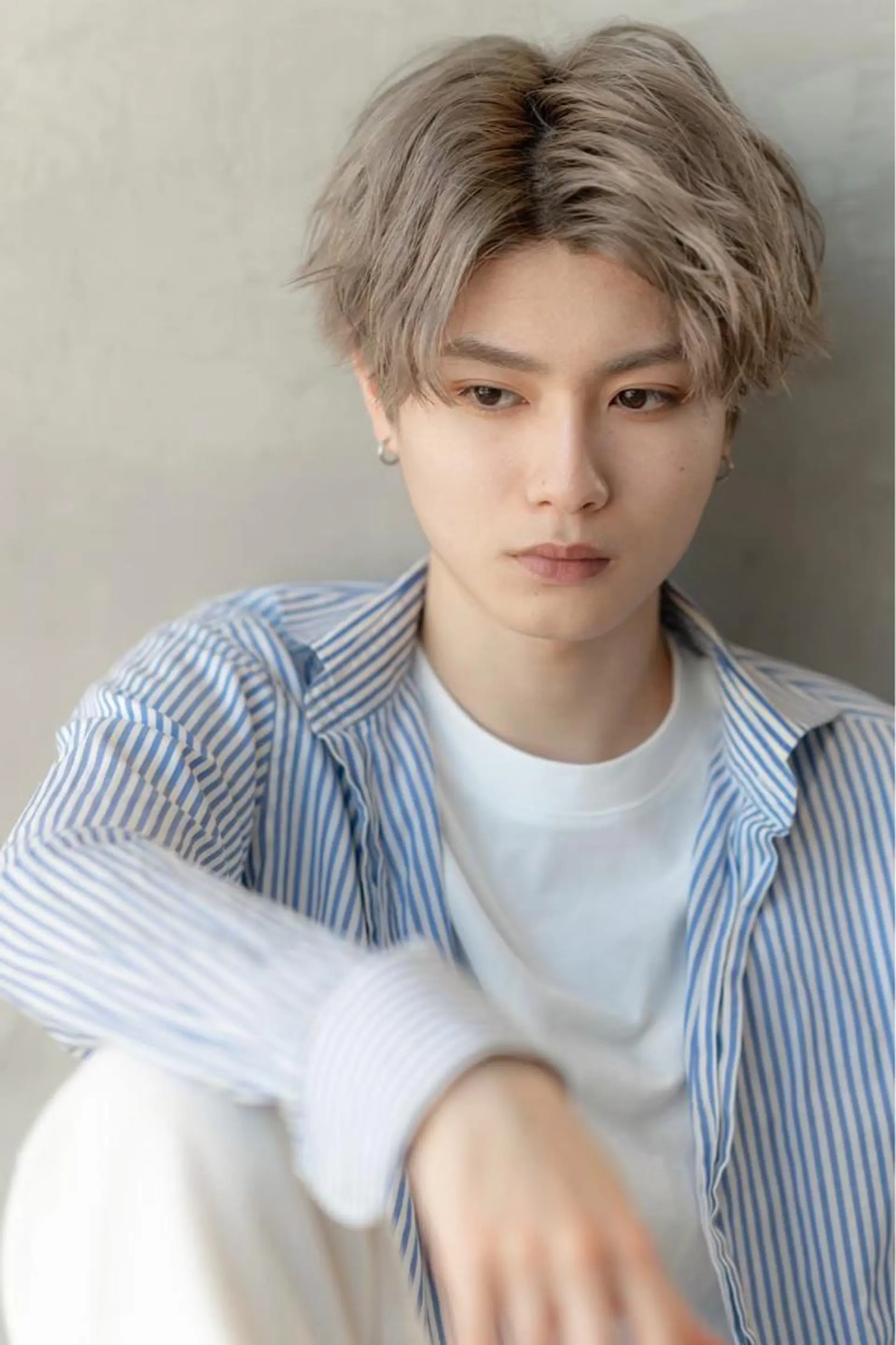 パーマ メンズ センターパート メンズパーマ RAF TOKYO所属・10月限定モニター 髪質改善美髪矯正のヘアスタイル