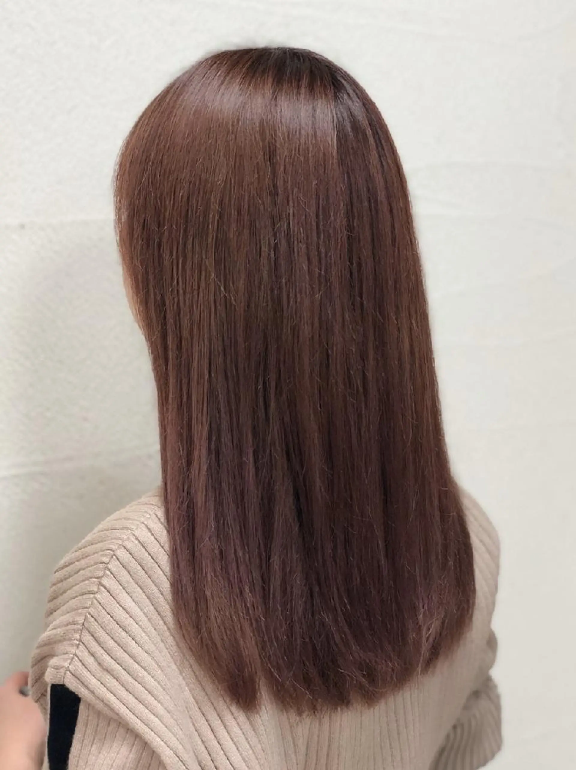 ロング カラー ブリーチ ピンクカラー カット ヘアカラー トリートメント 菊地 美憂のヘアスタイル