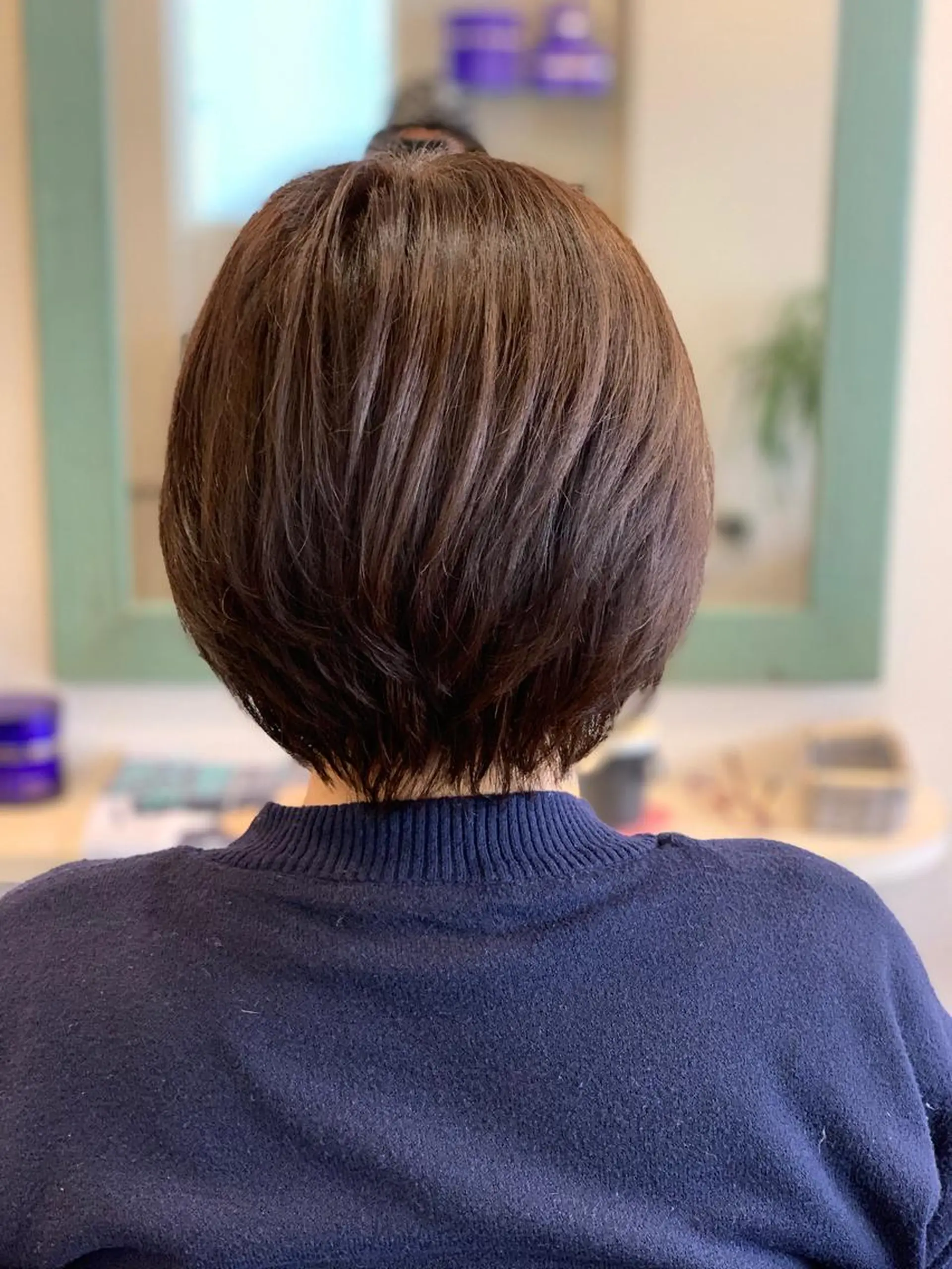 ショート カラー ボブ カット ヘアカラー トリートメント ヘアセット 中村 優太のヘアスタイル