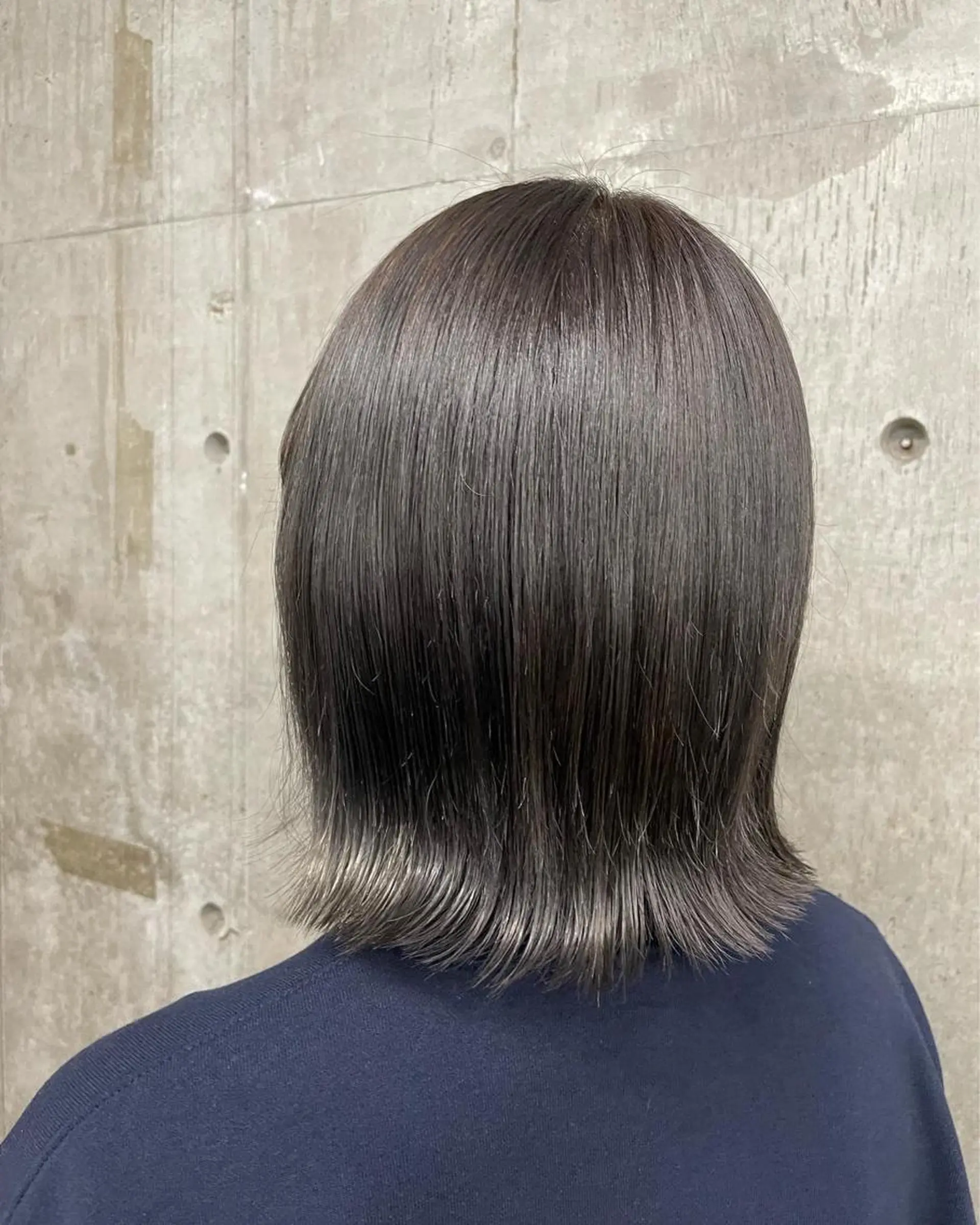 ミディアム カラー ヘアカラー トリートメント ボブ/透明感カラー EMIRIのヘアスタイル