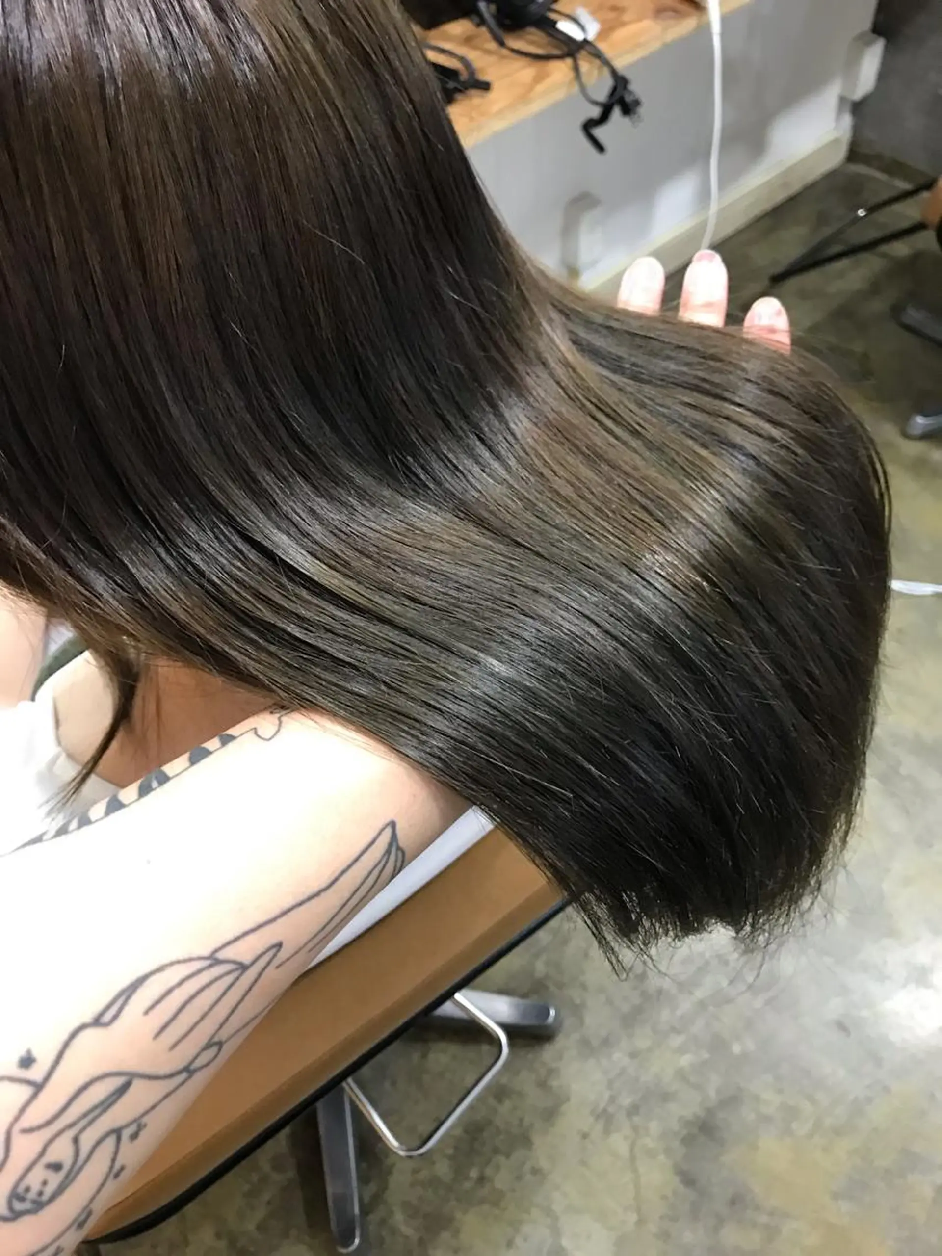 セミロング カラー ヘアカラー トリートメント 💎髪質改善💎 デザイナーshinのヘアスタイル