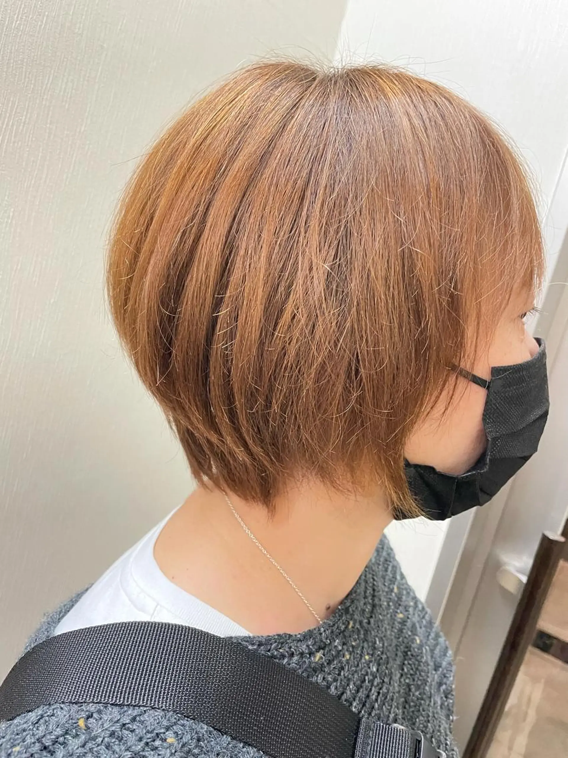 ショート カラー カット ヘアカラー ヘッドスパ 岡本 沙帆のヘアスタイル