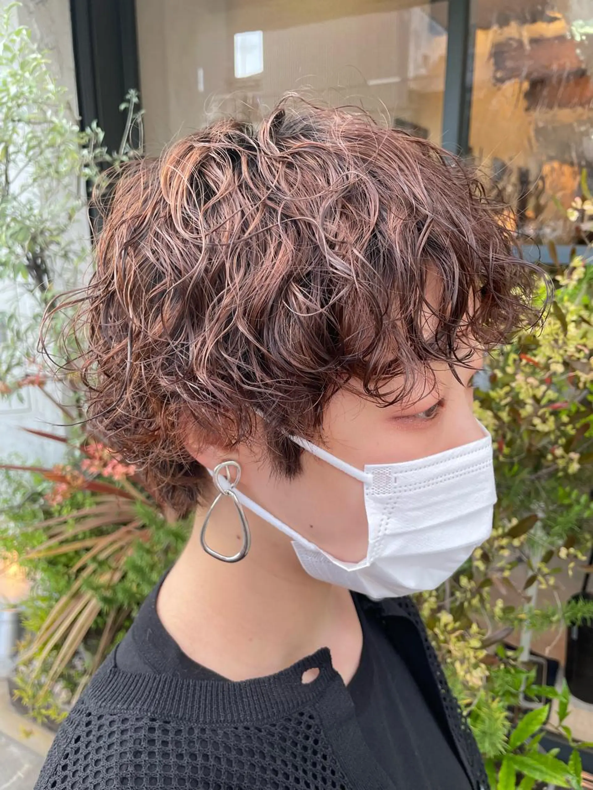 ショート カラー パーマ ヘアアレンジ カット パーマ Lico hair 【烏丸丸太町】小西のヘアスタイル