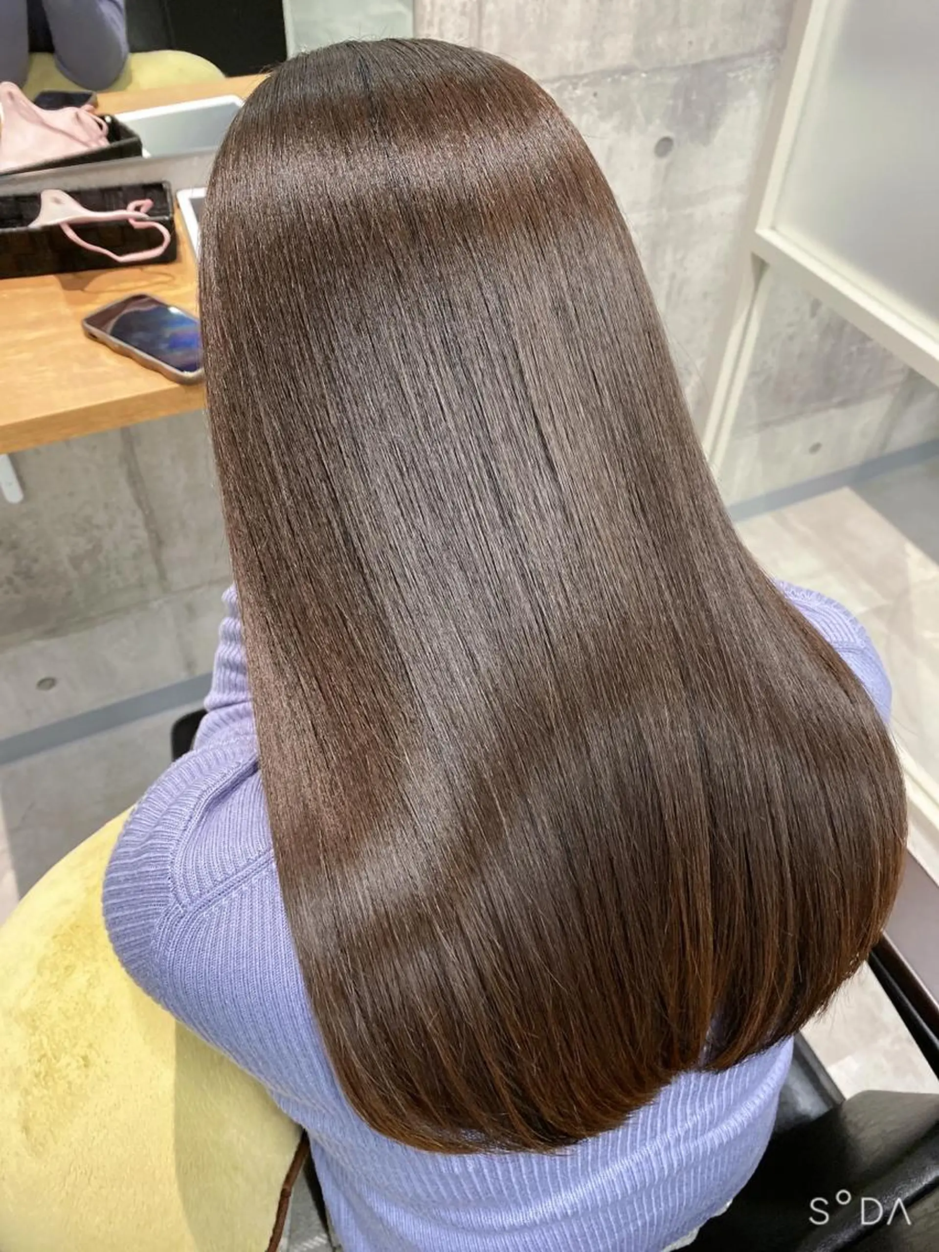 ミディアム カット トリートメント newi WASHIOのヘアスタイル