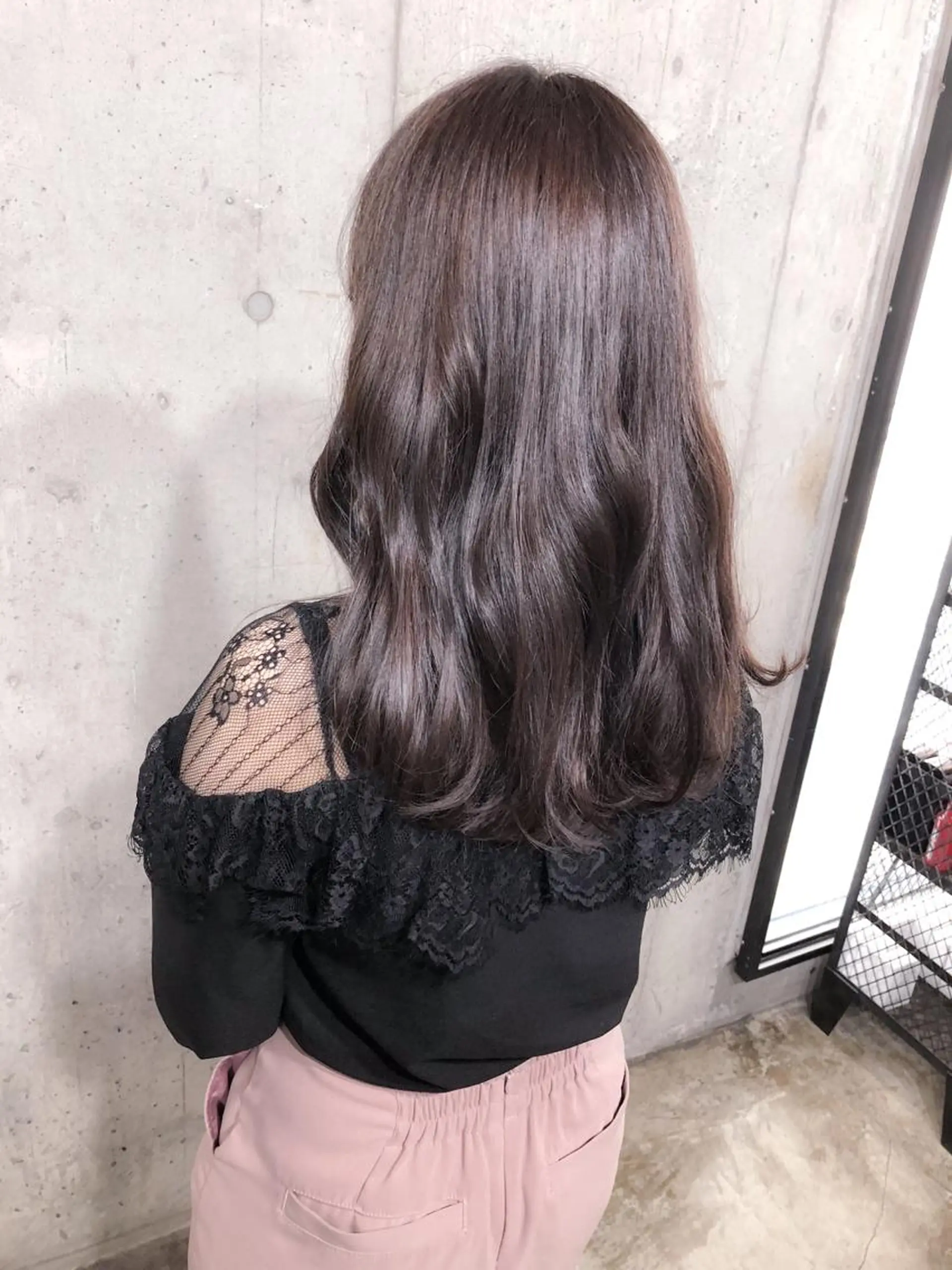 セミロング カラー ベージュカラー 北條 優輝のヘアスタイル