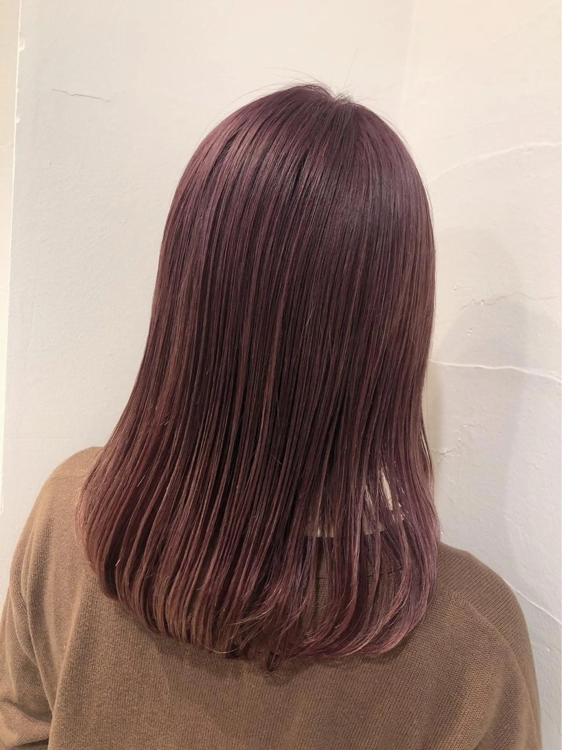 セミロング カラー ラベンダーカラー SHEARA BY CARE所属・. AYUKAのヘアスタイル