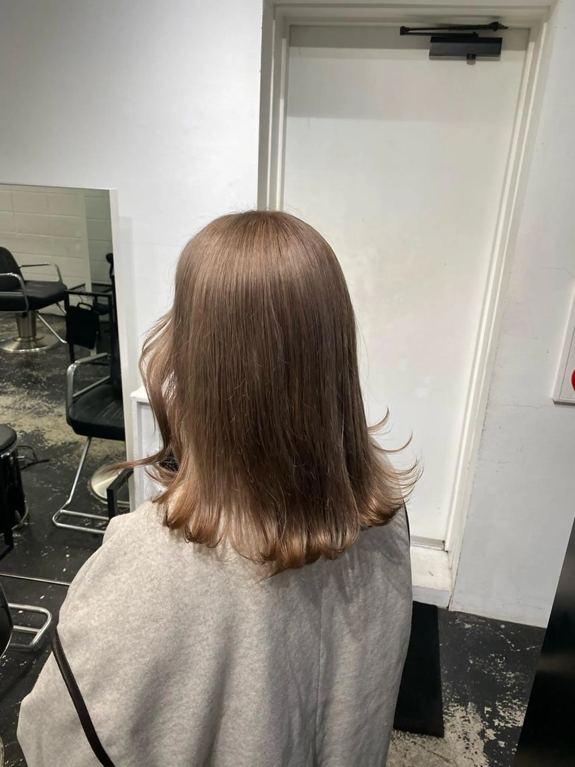 ミディアム カラー ヘアカラー 🎀ツヤ髪/韓国 ヘアミカ🎀のヘアスタイル