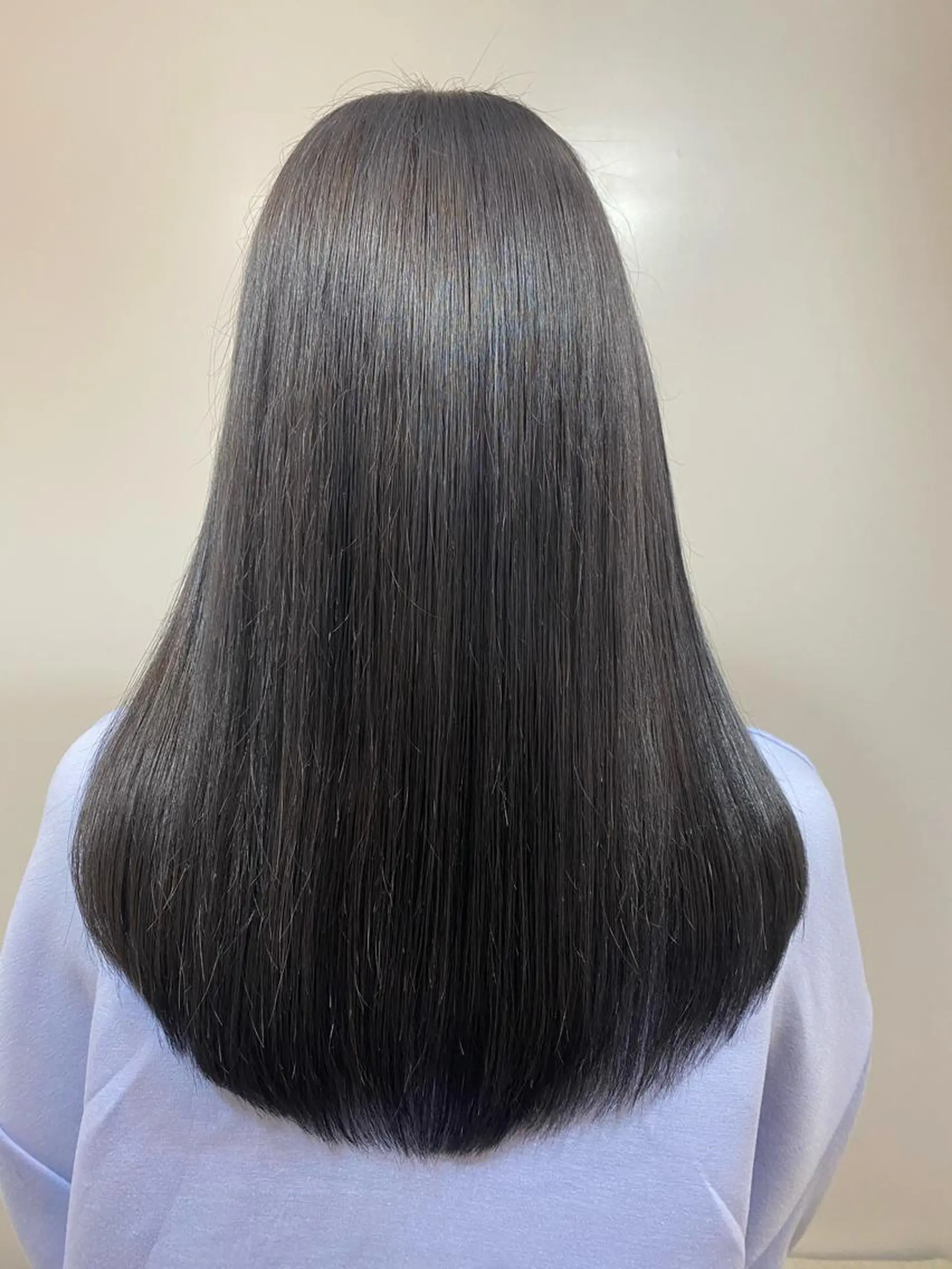 ロング 縮毛矯正 カット 縮毛矯正 ブリーチ毛対応酸性 ストレート🌈サキのヘアスタイル