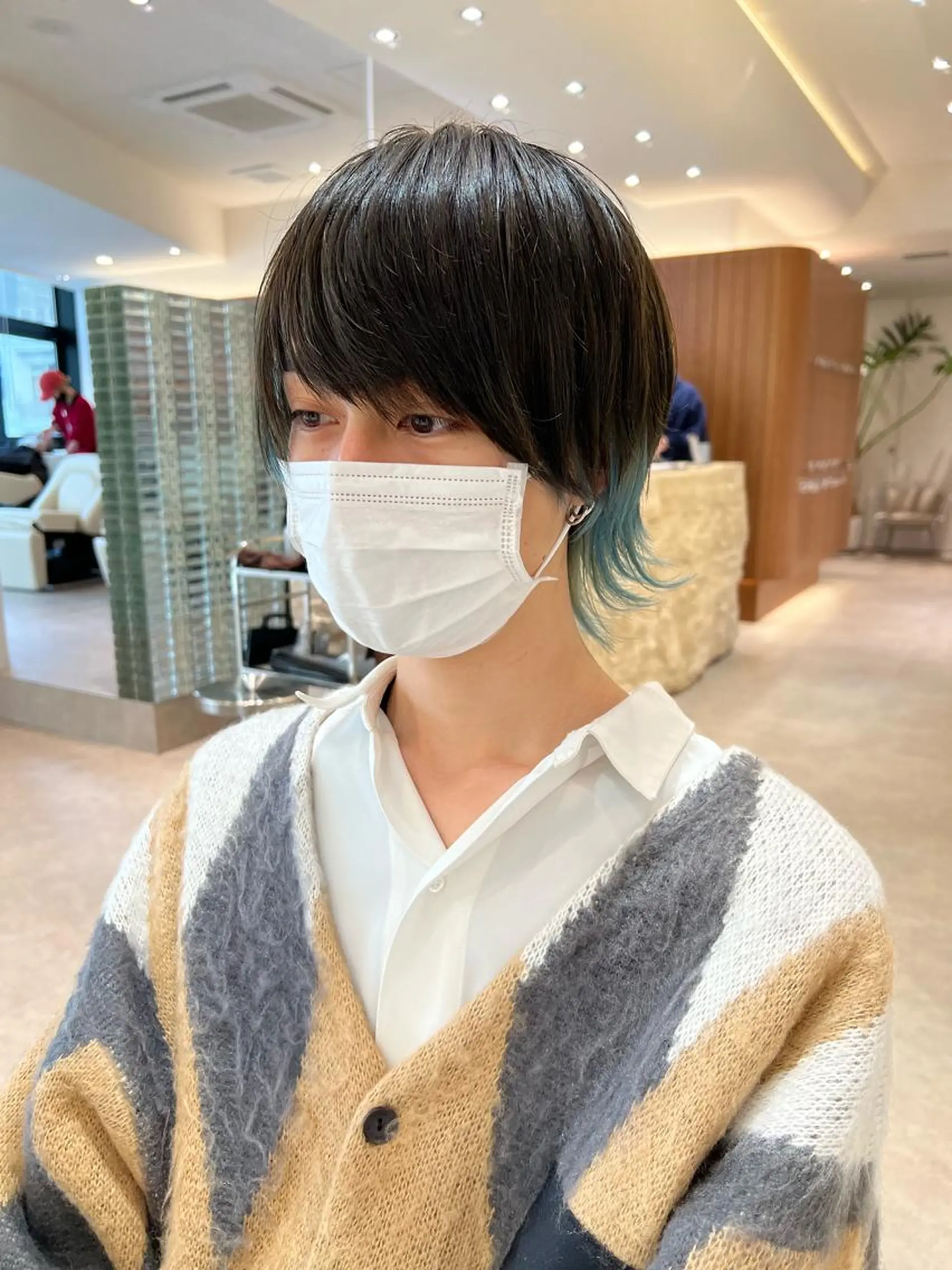 ショート カラー メンズ 韓国レイヤー🇰🇷 韓国研修◎渋谷カイトのヘアスタイル