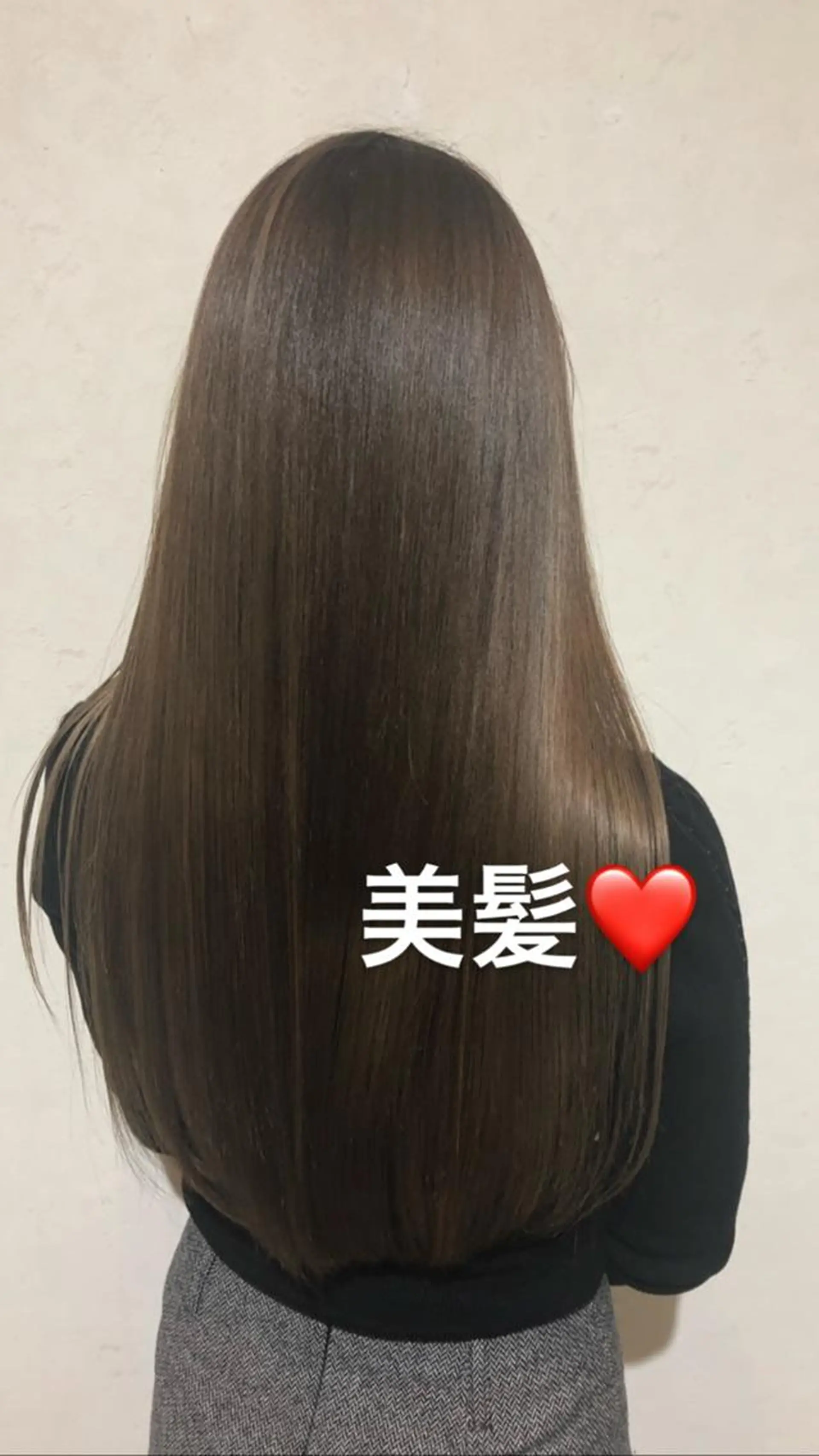 ロング カット トリートメント 艶質改善/縮毛矯正 ササキナツミのヘアスタイル