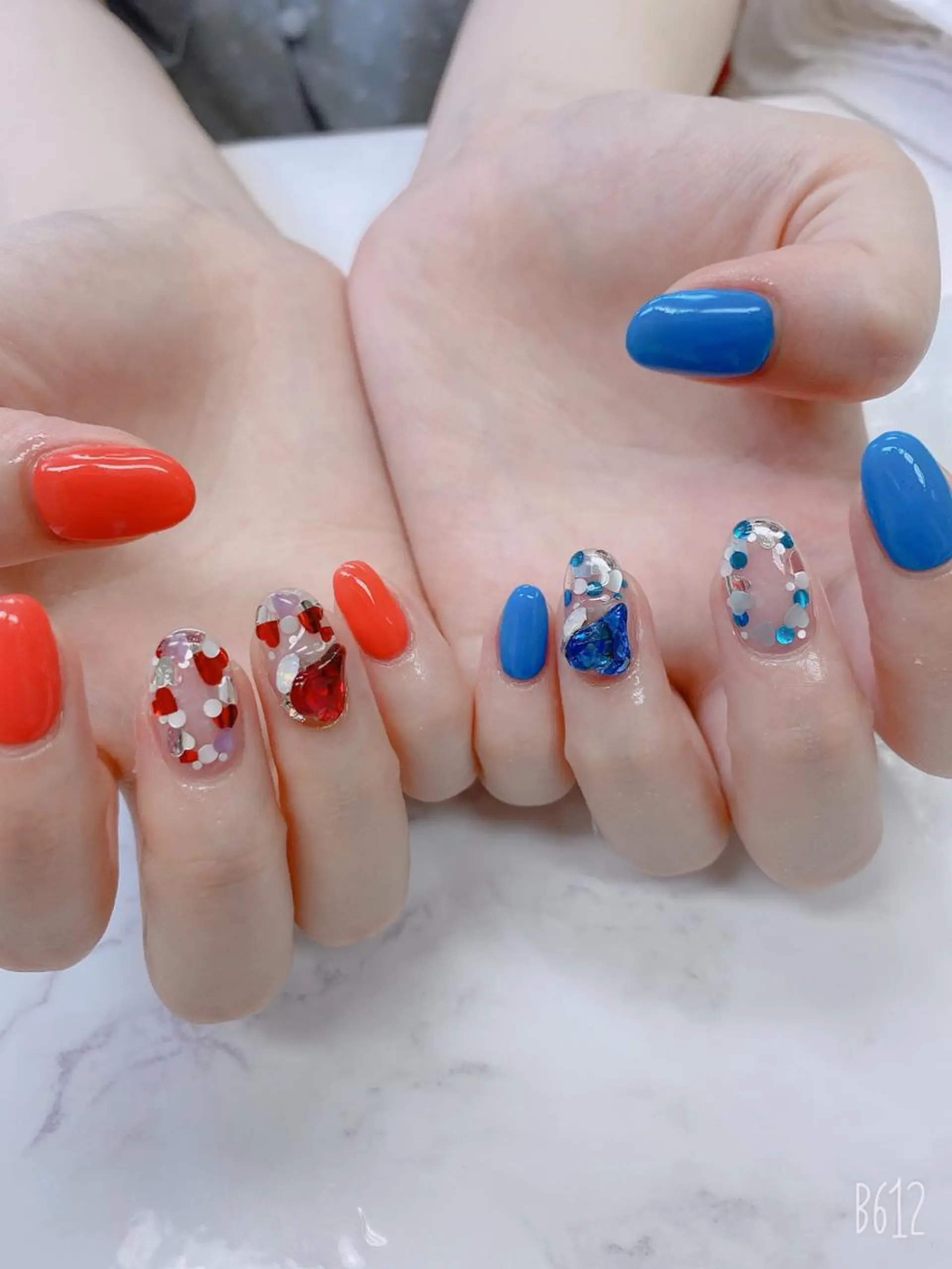 ショート ハンドネイル JNA認定講師🌸 RIEのネイルデザイン