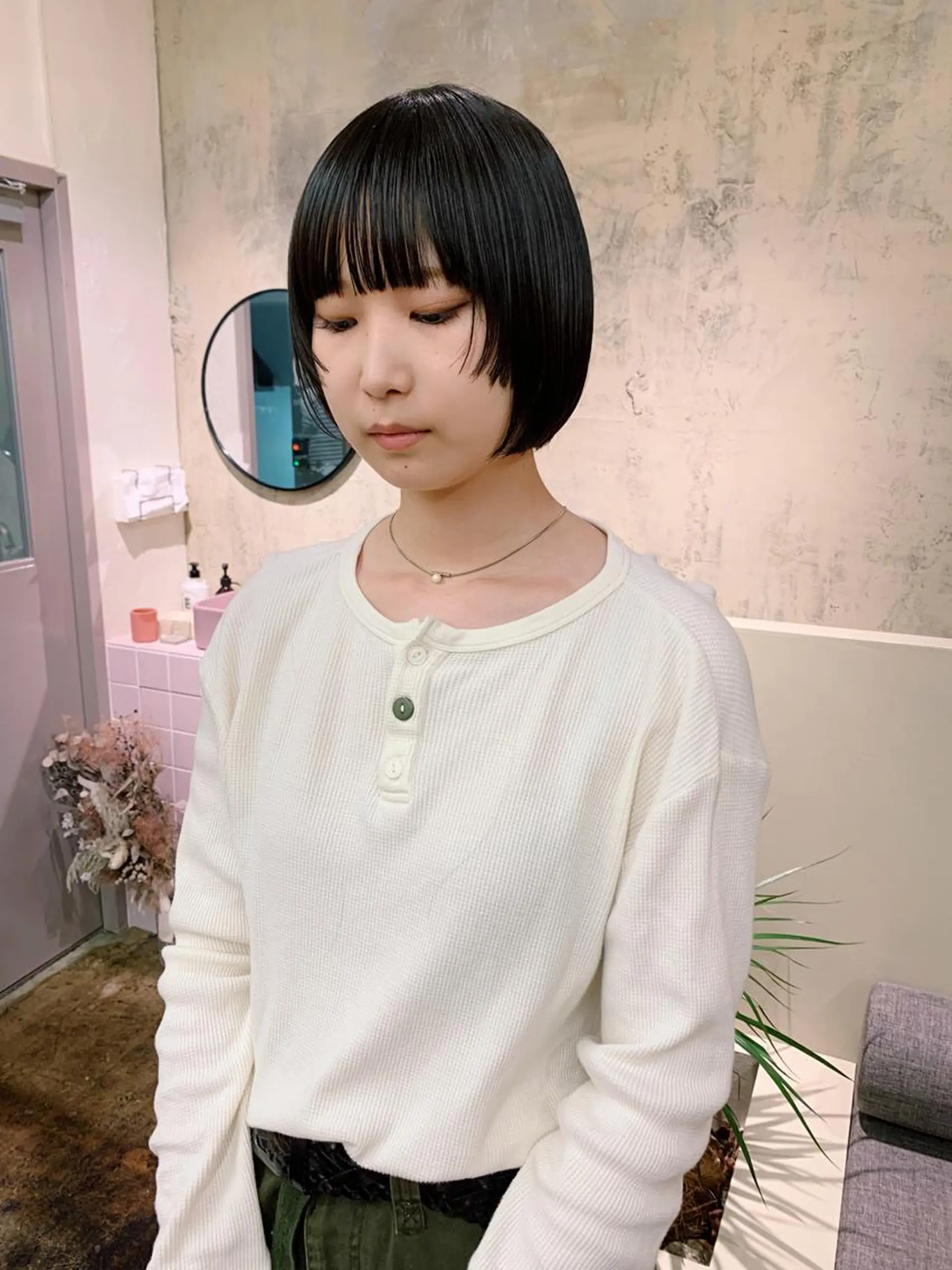 ショート カラー yupi🐈‍⬛ レイヤー/パーマのヘアスタイル