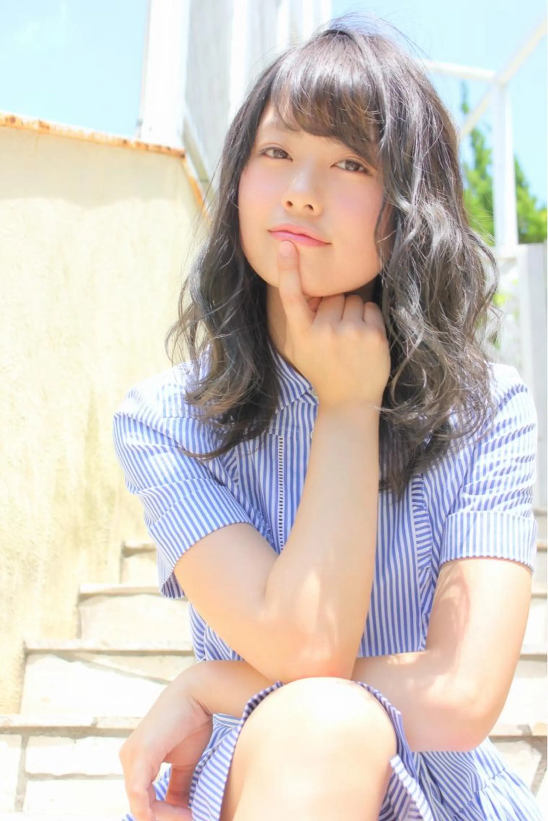 ミディアム カラー パーマ カット パーマ トリートメント 代表　YUKI ☆のヘアスタイル