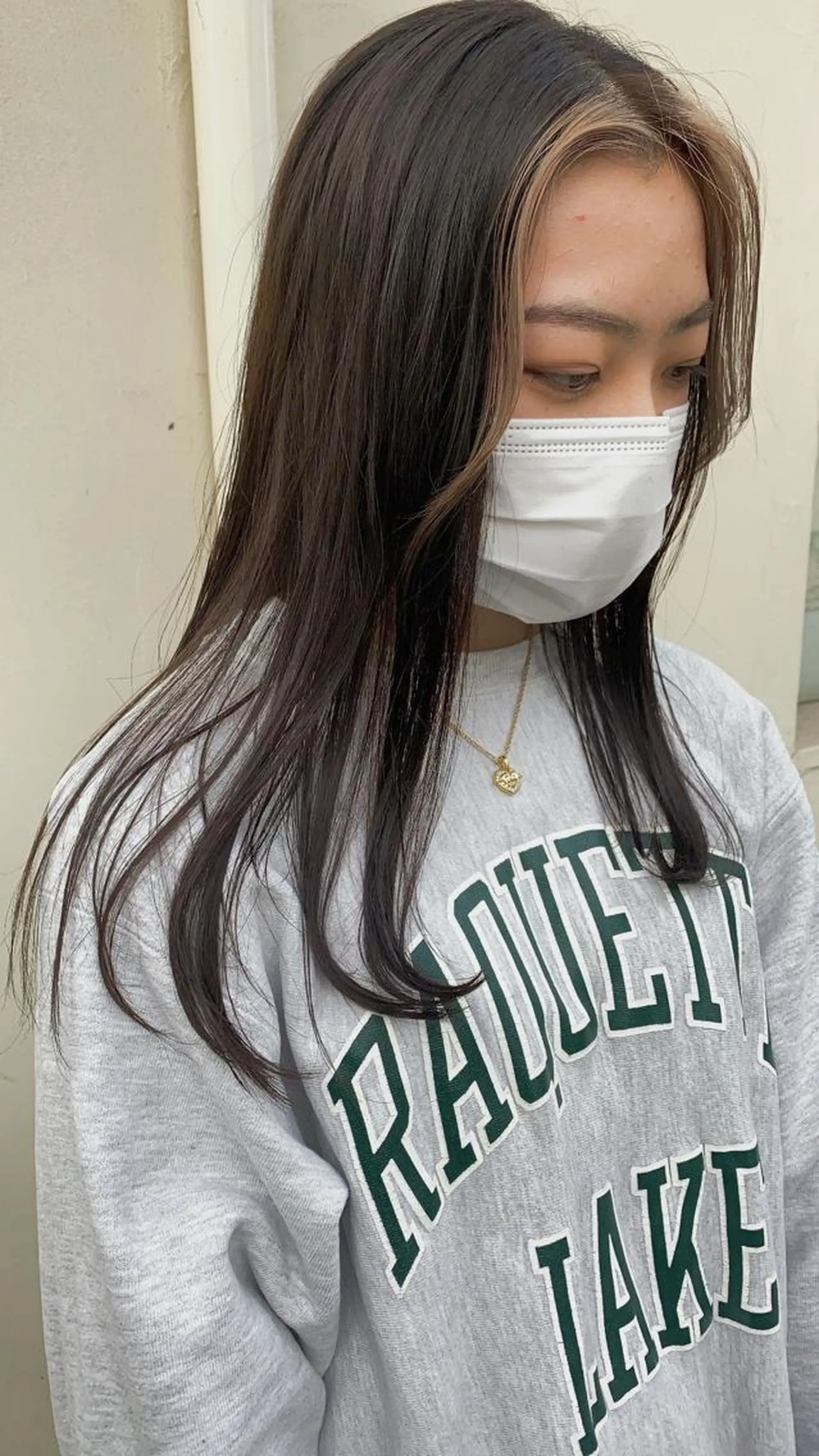 ロング カラー ミストバング  フェイスフレーミング 顔周りレイヤー 🎀マリノのヘアスタイル