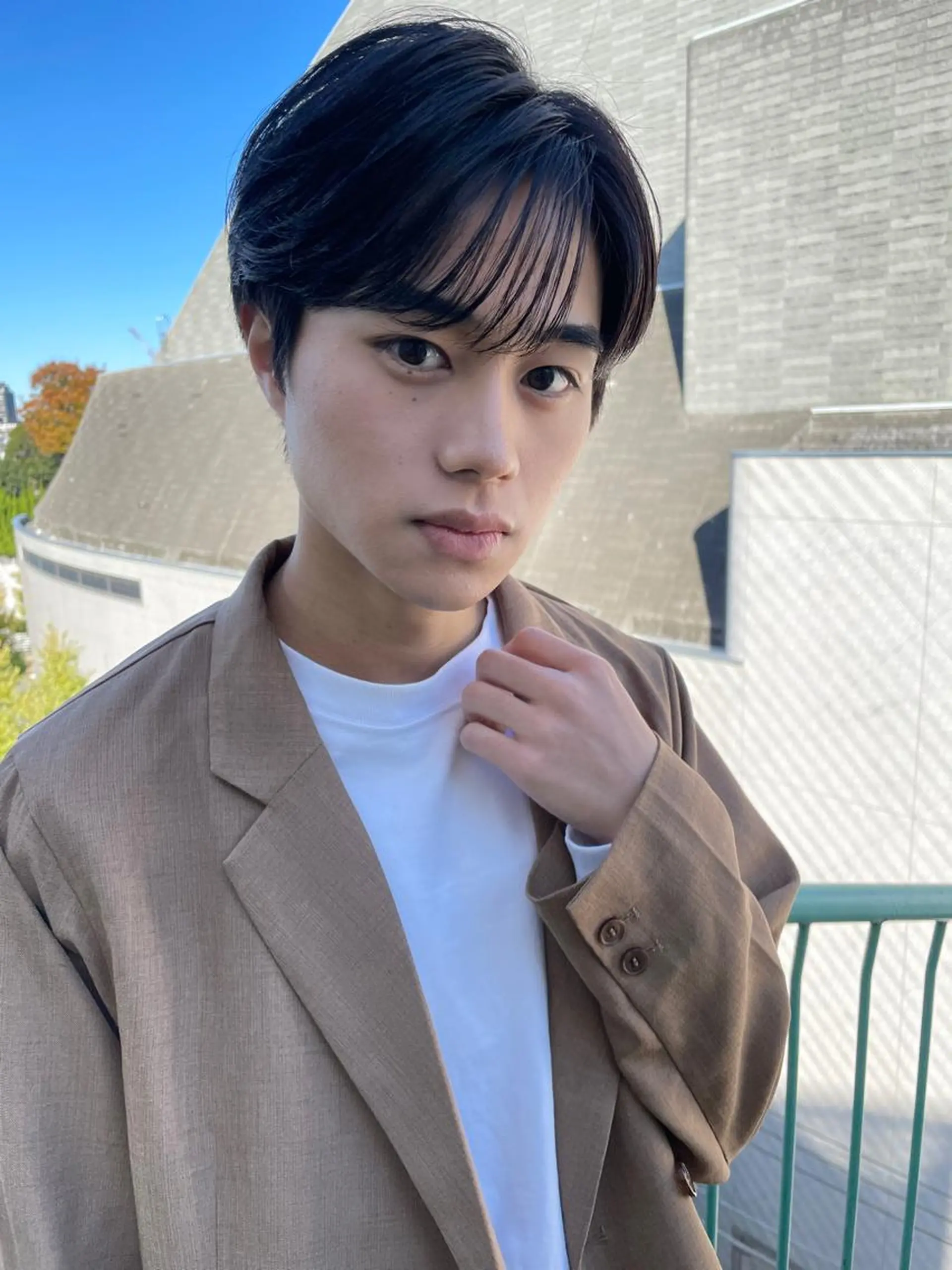 ショート メンズ 眉カット 🤎渋谷髪質改善 |鮫島芽依🤎のヘアスタイル