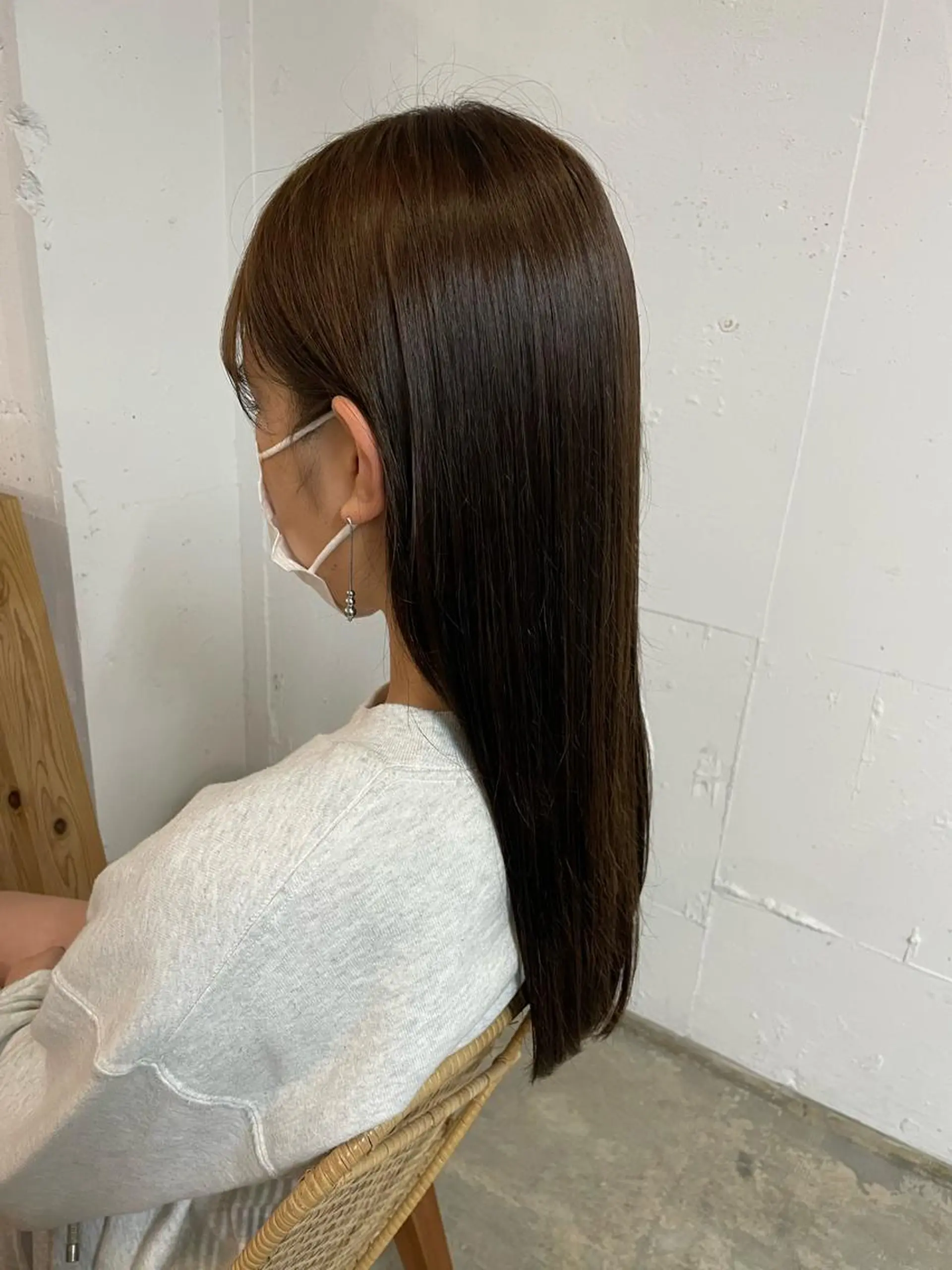 カラー ベージュカラー 廣元 早紀のヘアスタイル