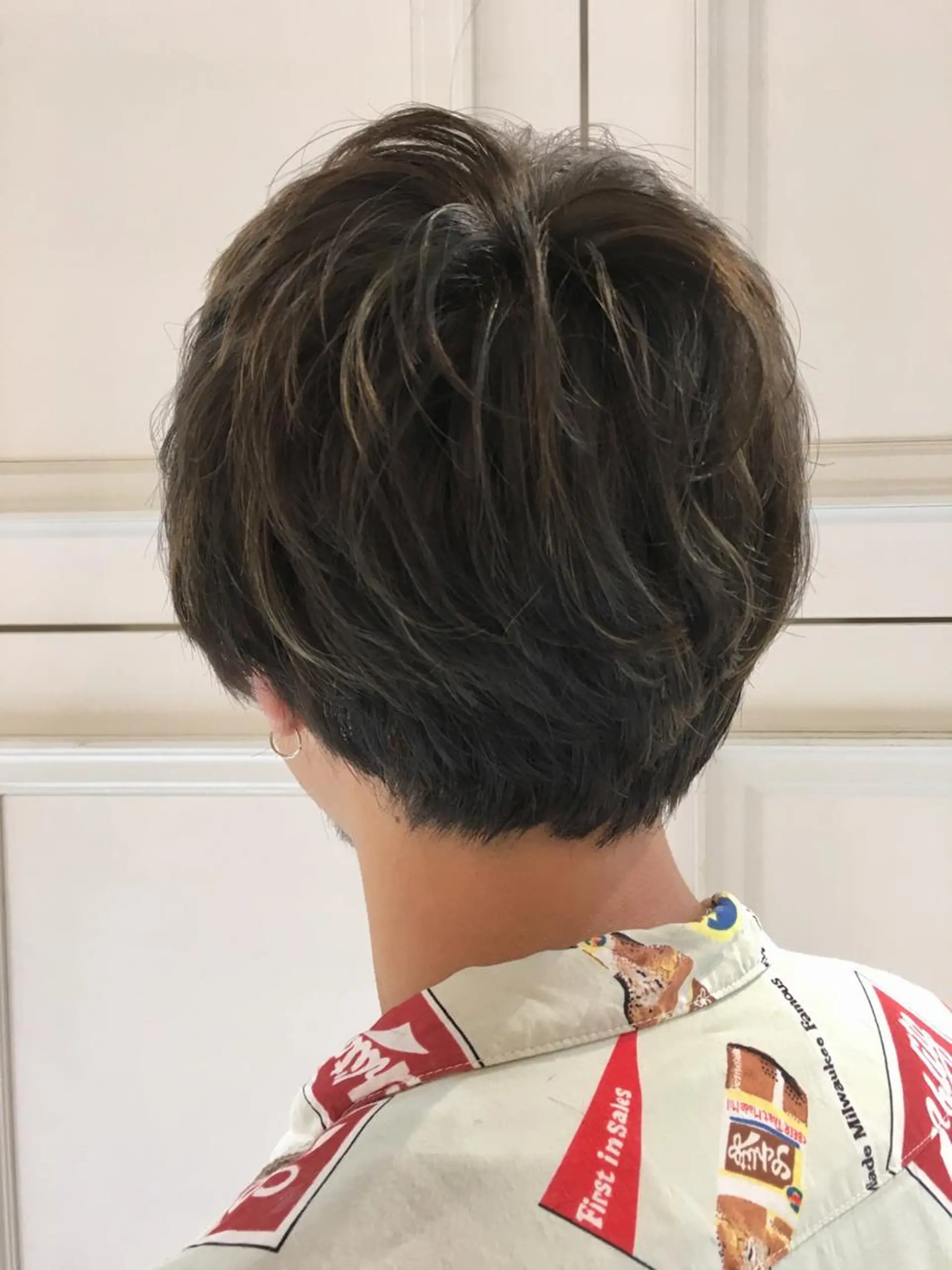 カラー パーマ メンズ メンズハイライト マッシュ メンズパーマ ハイライトカラー fukuyasu rikaのネイルデザイン