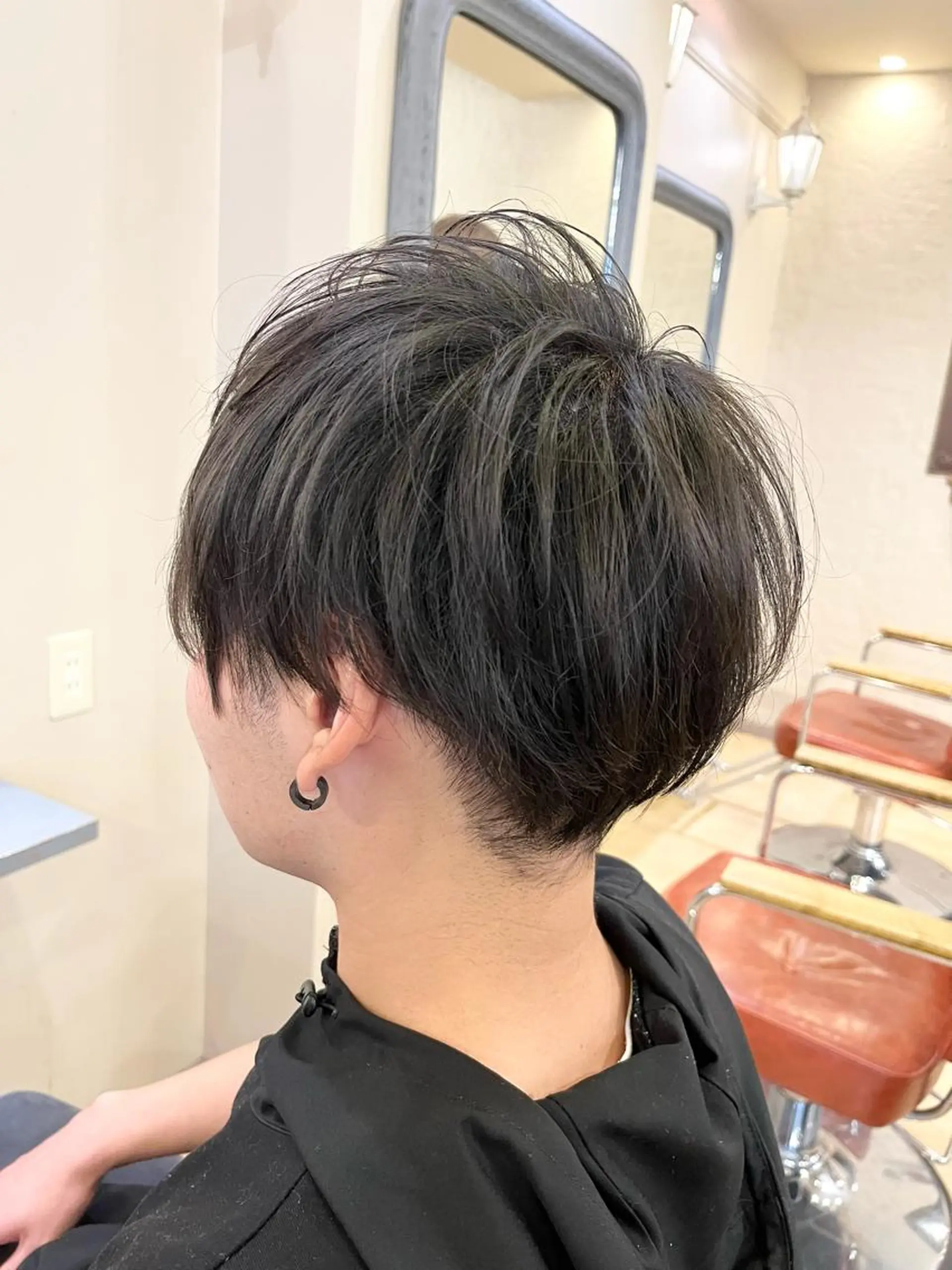 ショート ヘアアレンジ メンズ カット S.BLOOM 川崎 翔哉のヘアスタイル