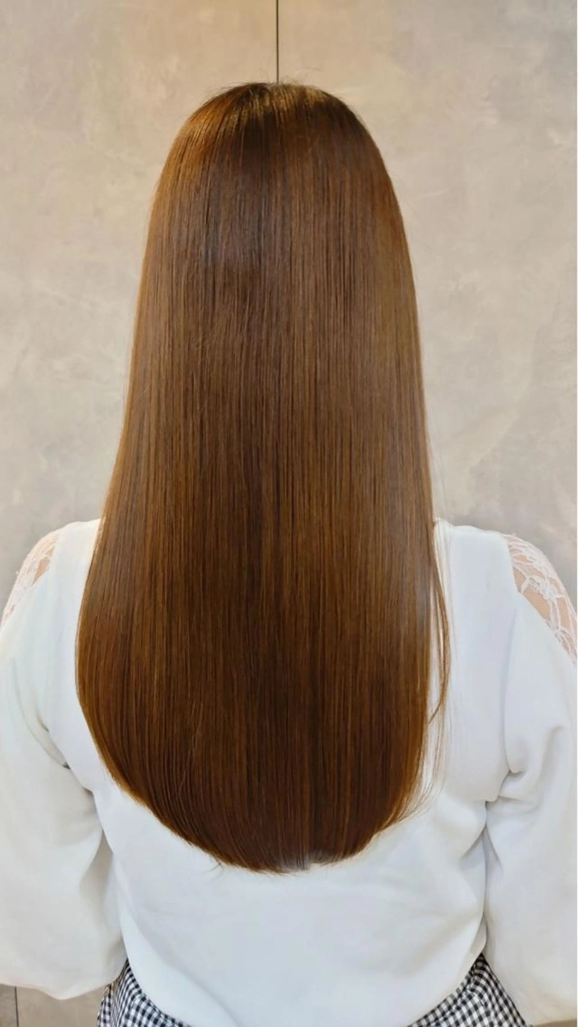 ロング カット 縮毛矯正 トリートメント 👾徐 涛👾のヘアスタイル