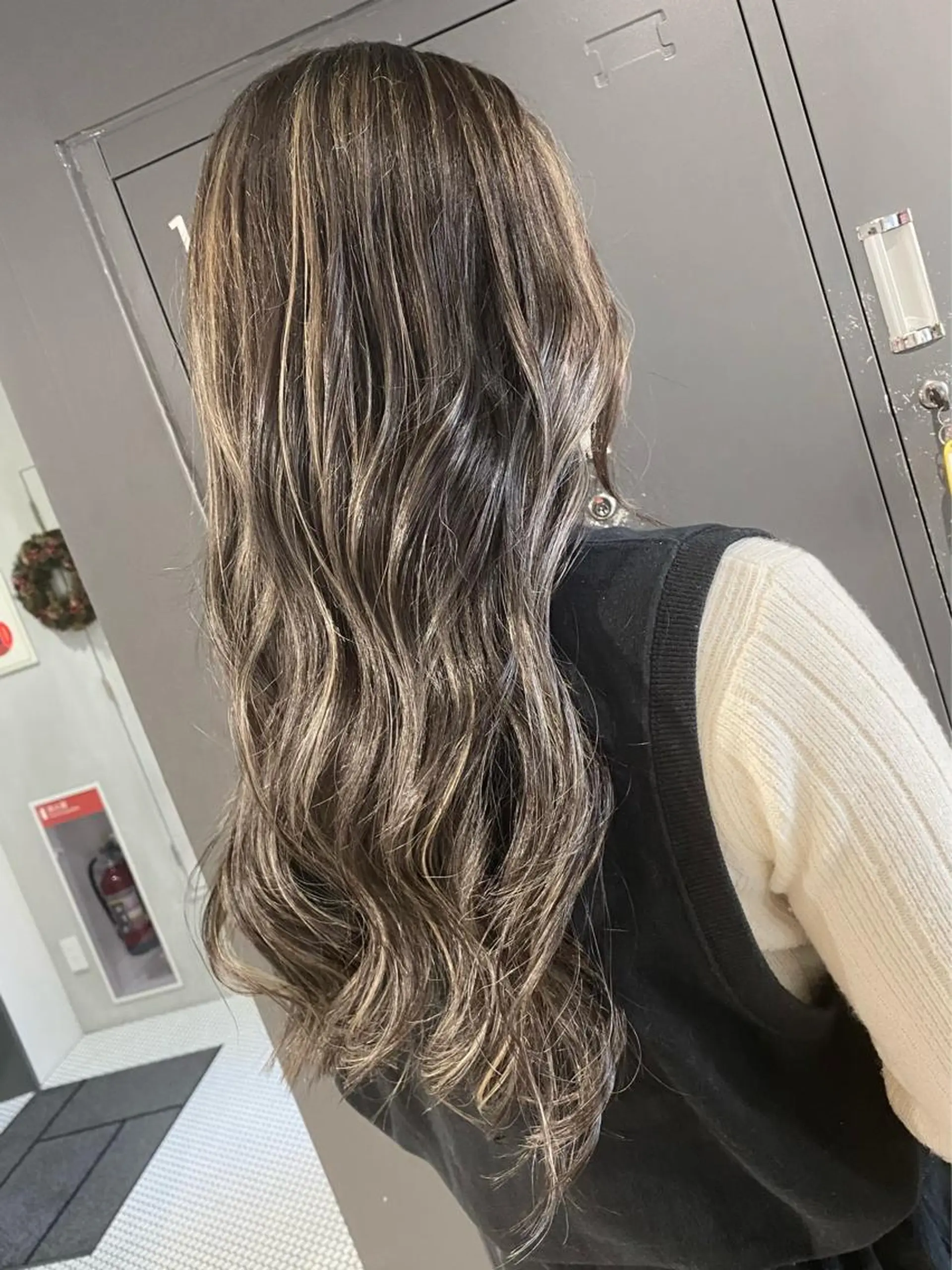 ロング カラー M IIのヘアスタイル