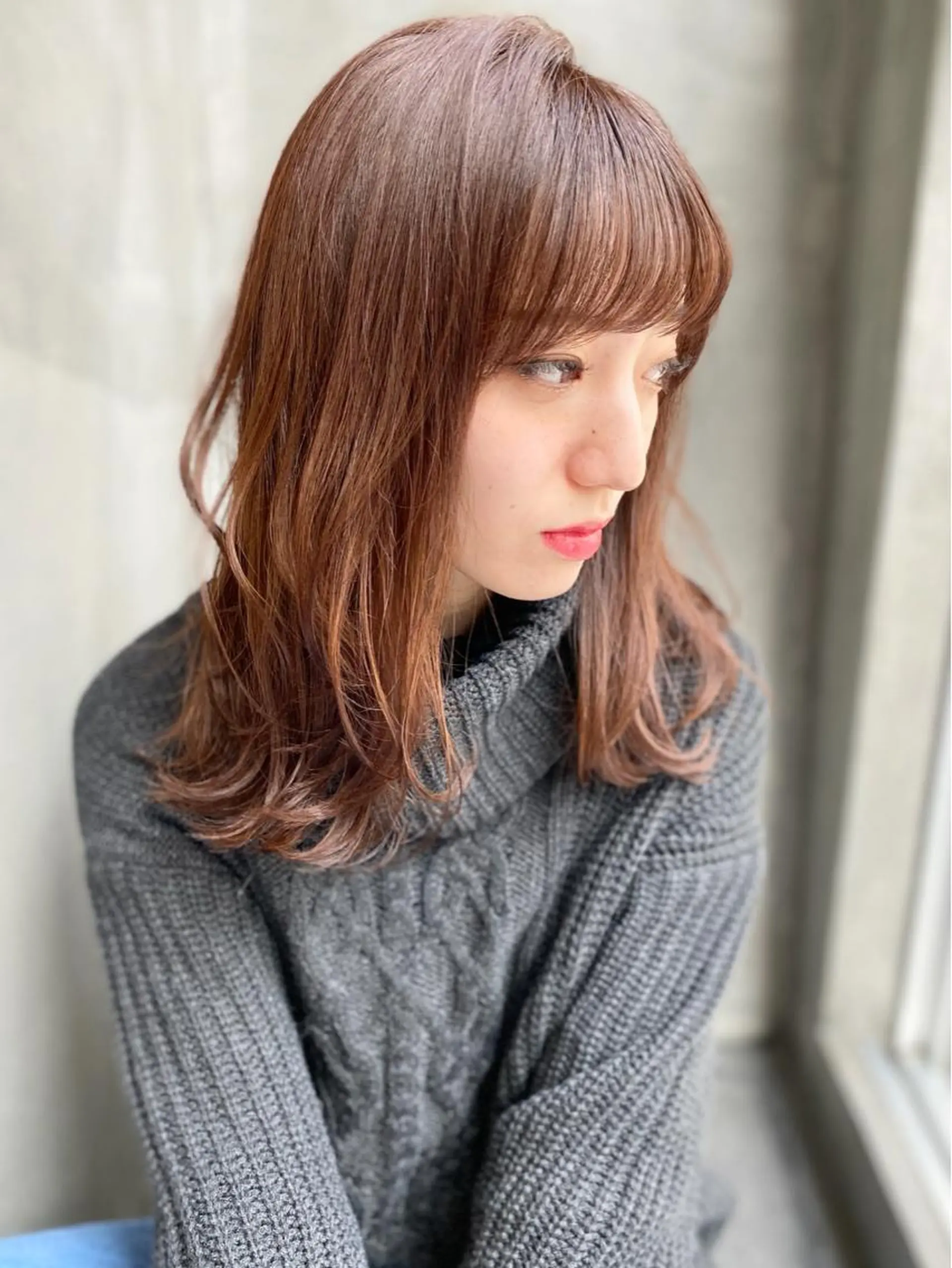 ミディアム カラー Mogami Kengoのヘアスタイル