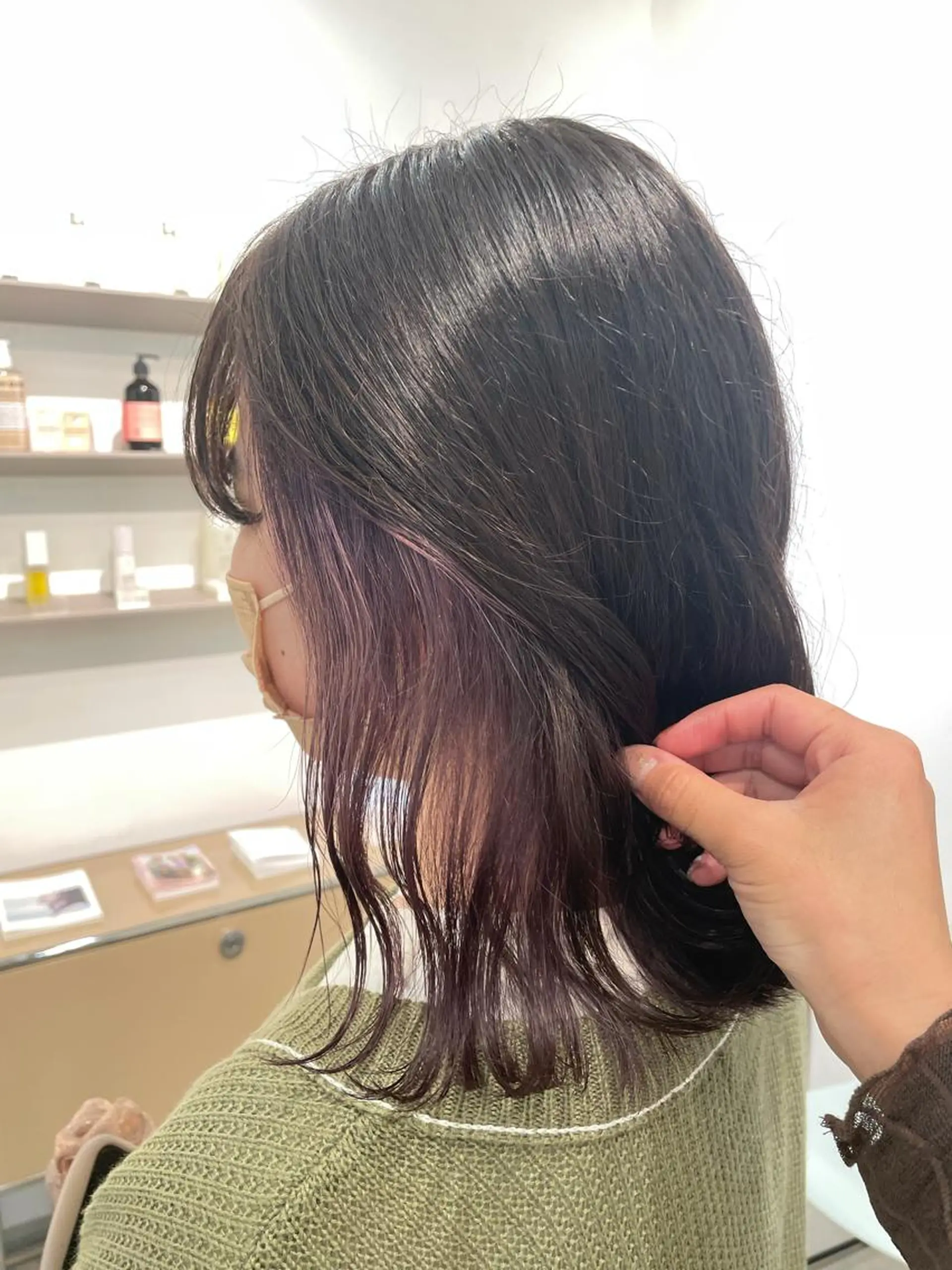 カラー ALLYS 渋谷店所属・最高級の艶のある カラーmei🎨のヘアスタイル