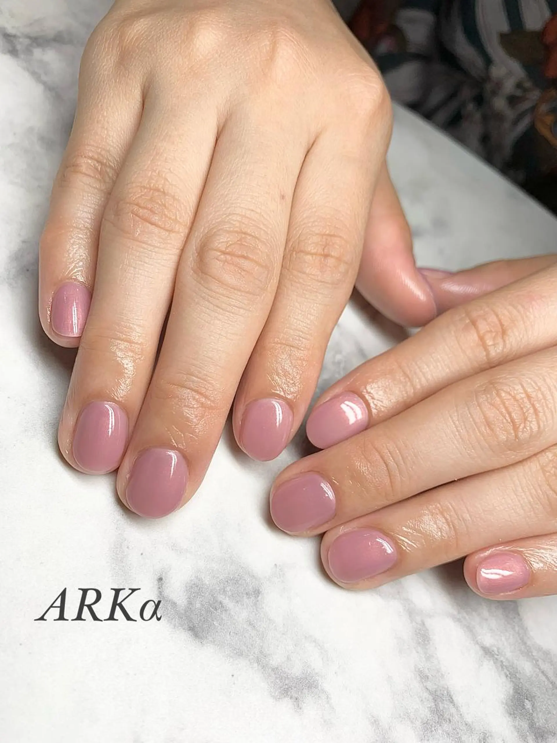 ショート ネイル ハンドネイル Nailsalon ARKαのネイルデザイン