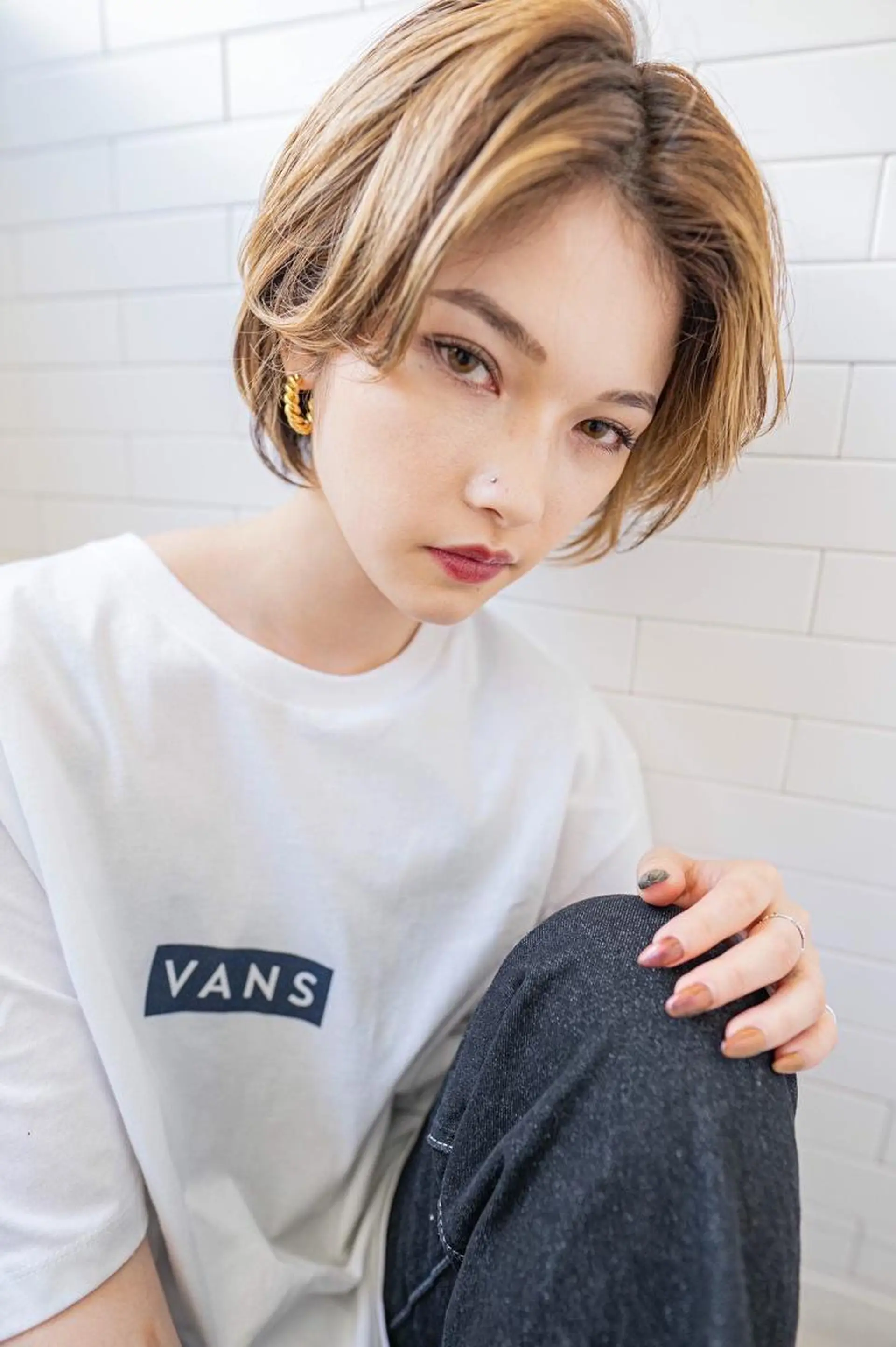 ミディアム カラー ヘアアレンジ ミディアムパーマ アクアカラー ダブルカラー グラデーションカラー ハイライトカラー ヘアカラー トリートメント 🎊LUZ🎊_公 式_🩵髪質改善🩵のヘアスタイル