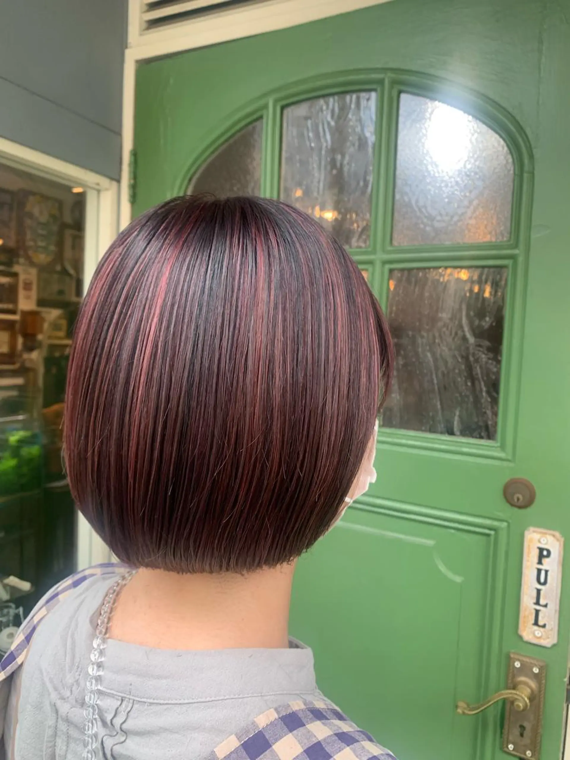 ショート カラー ヘアカラー 清水千優/パーマ/透 明感カラー/メンズのヘアスタイル