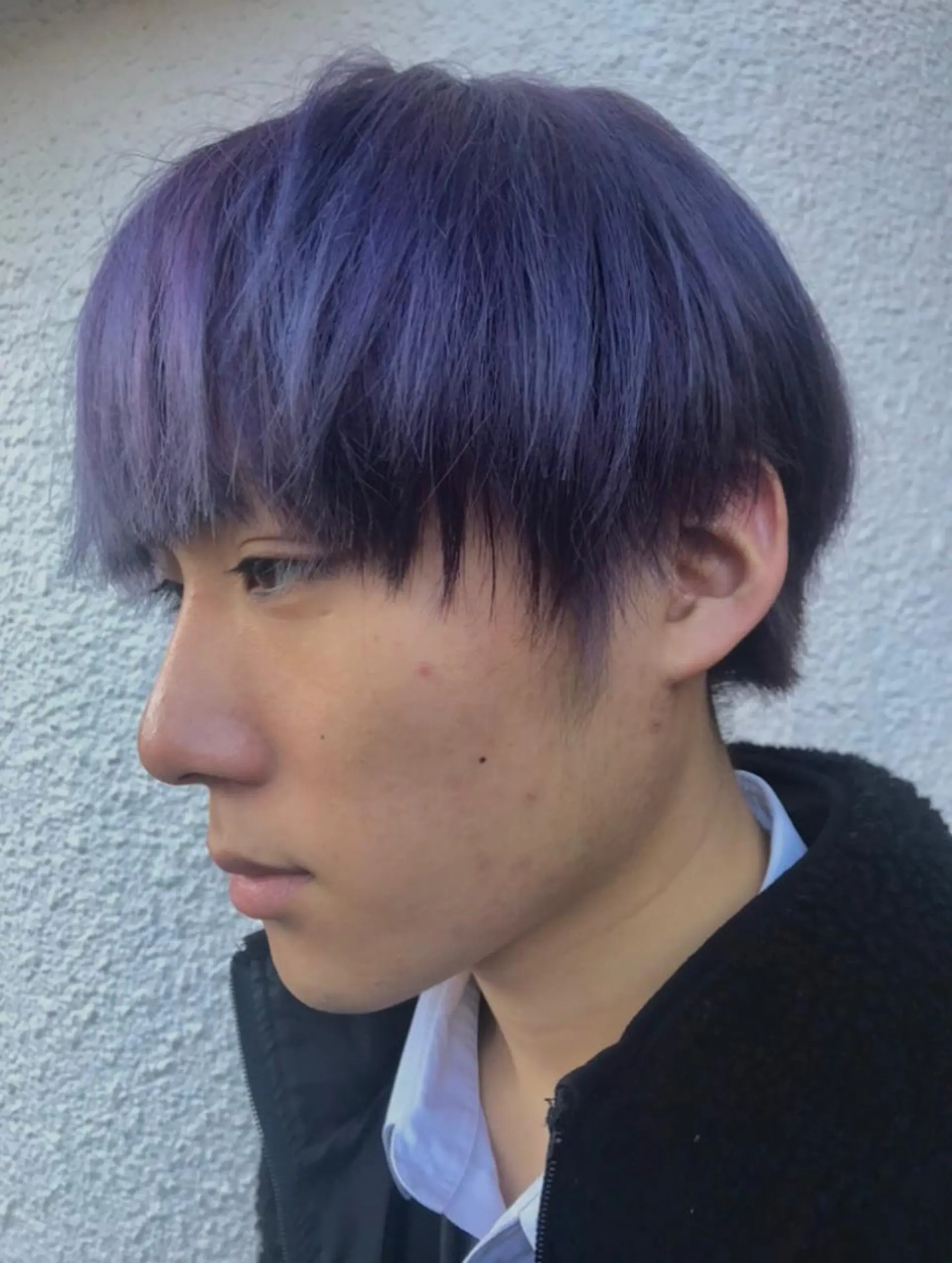 カラー メンズ ボブ/インナーカラー /眉毛/Miyuのヘアスタイル