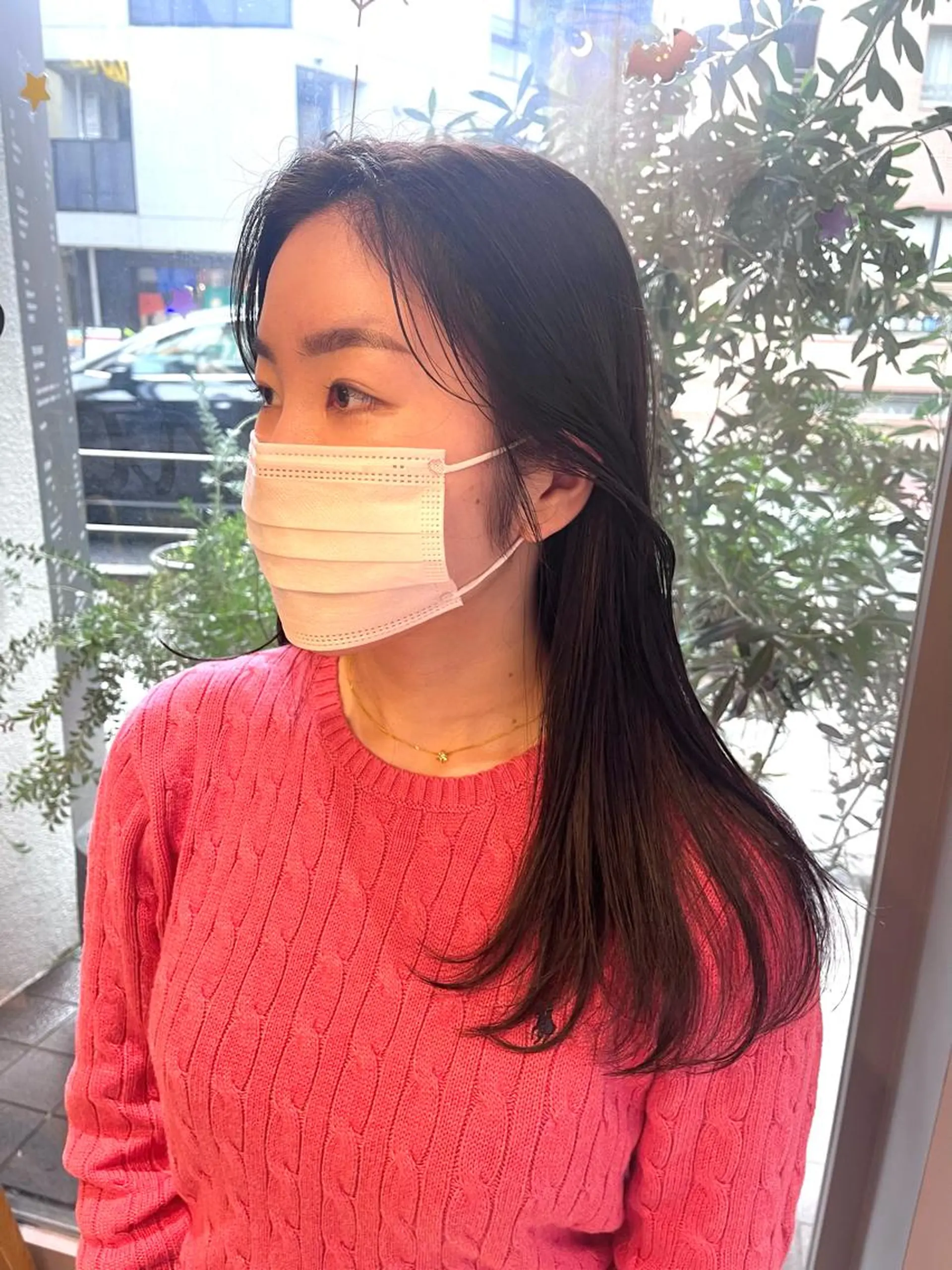 ロング ヘアカラー ano @anomukuiのヘアスタイル