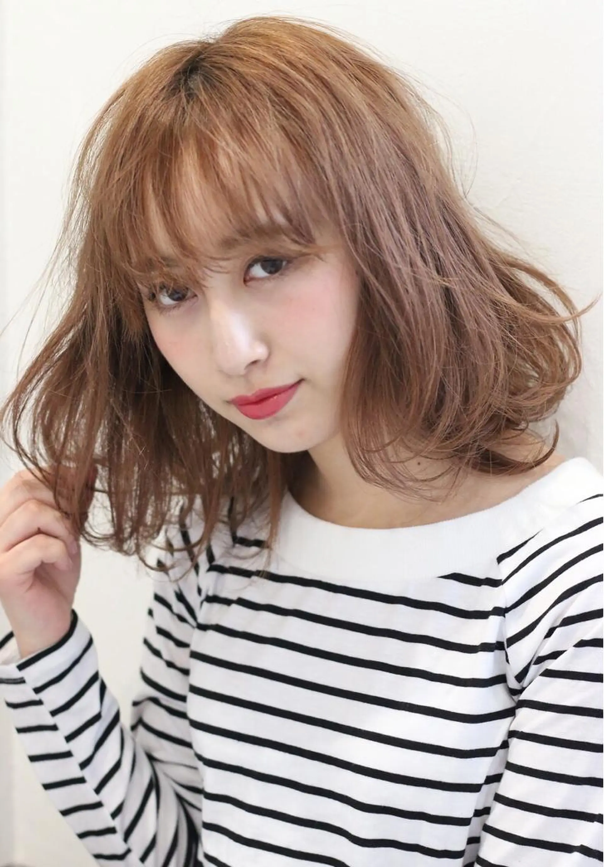 ミディアム 髪質改善 ami byAbsoのヘアスタイル