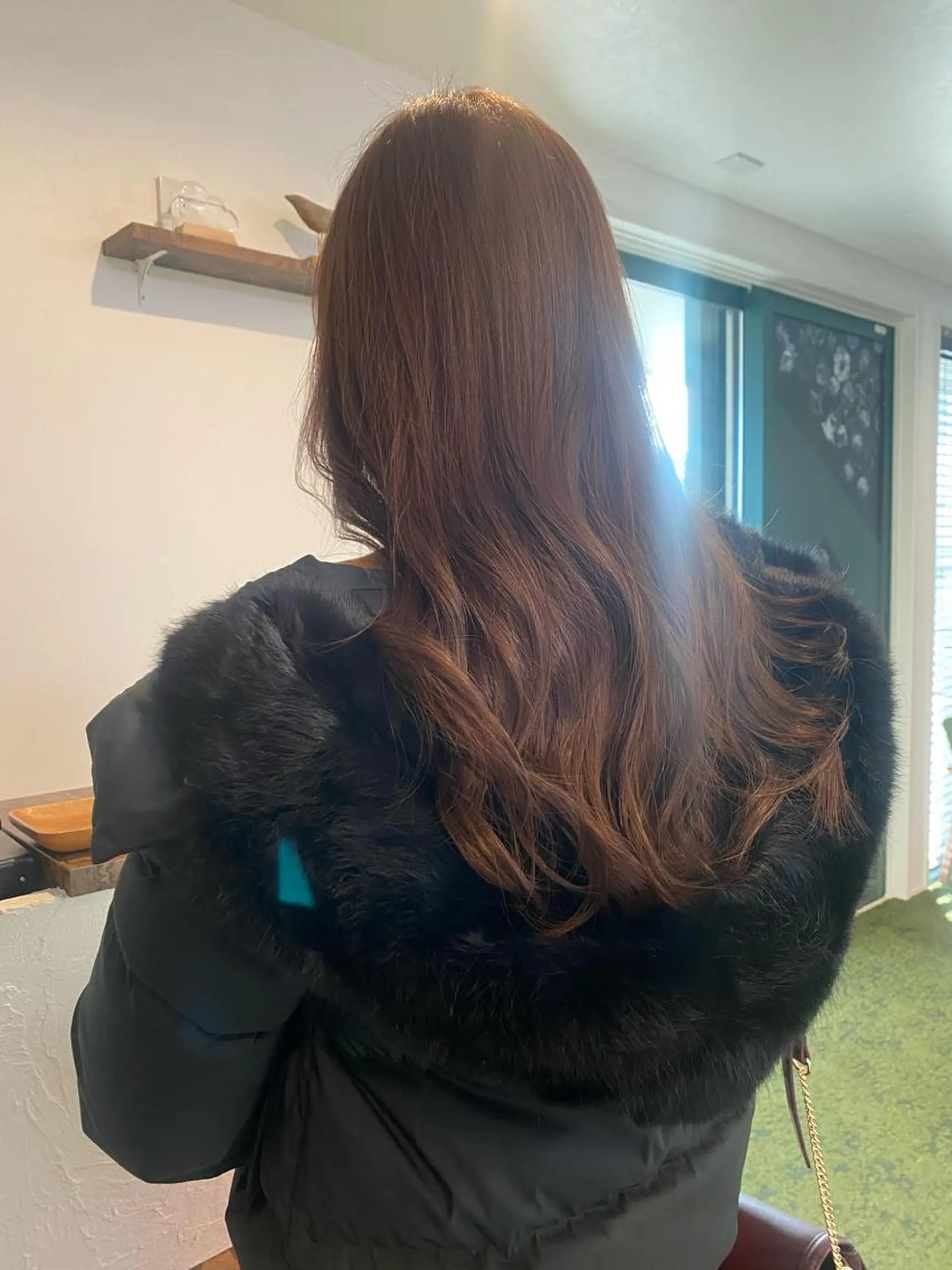 ロング カット ヘアカラー トリートメント 桑原 菜摘のヘアスタイル