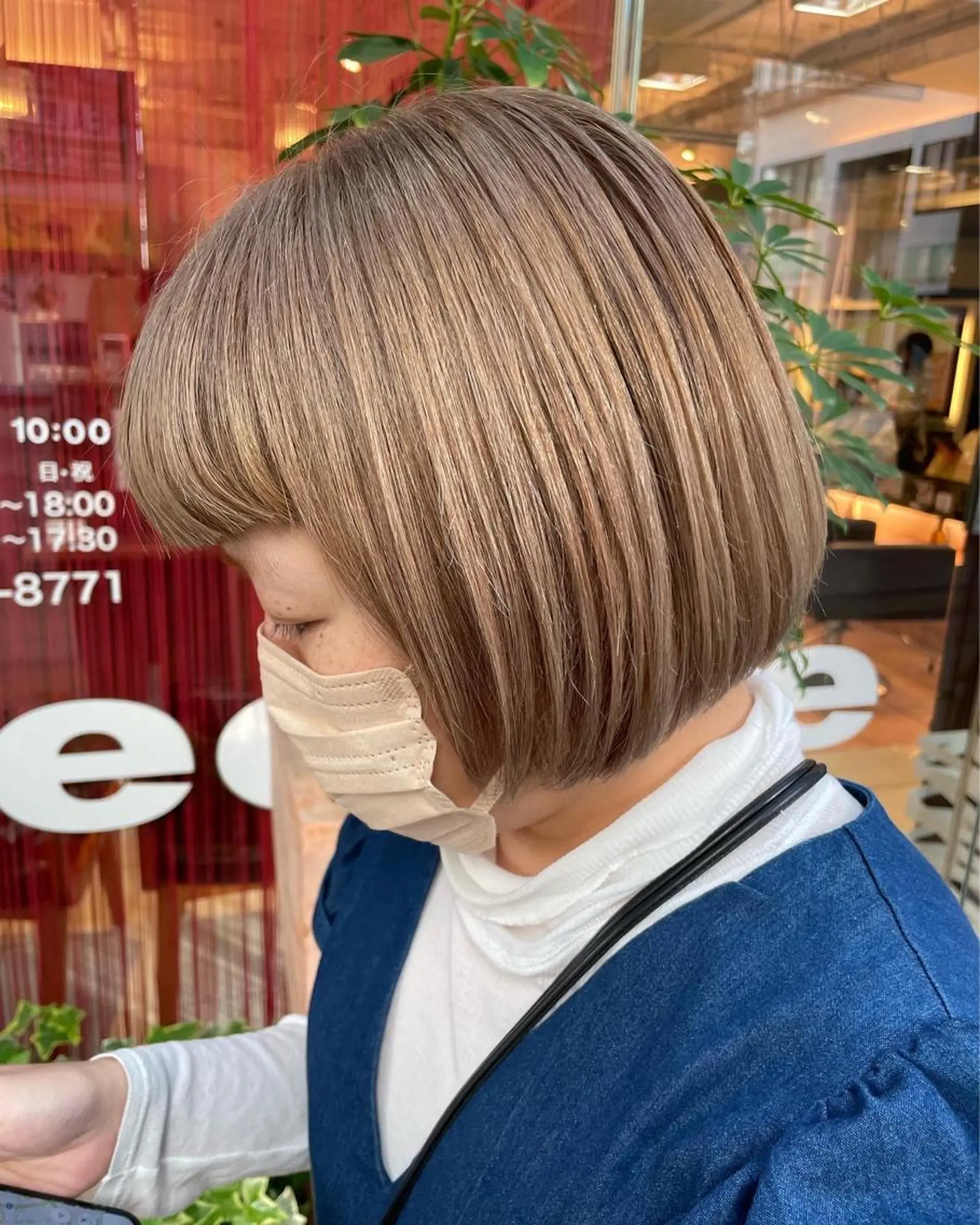 ショート 🦕望月渉🦕 パーマ🌪️ブリーチのヘアスタイル