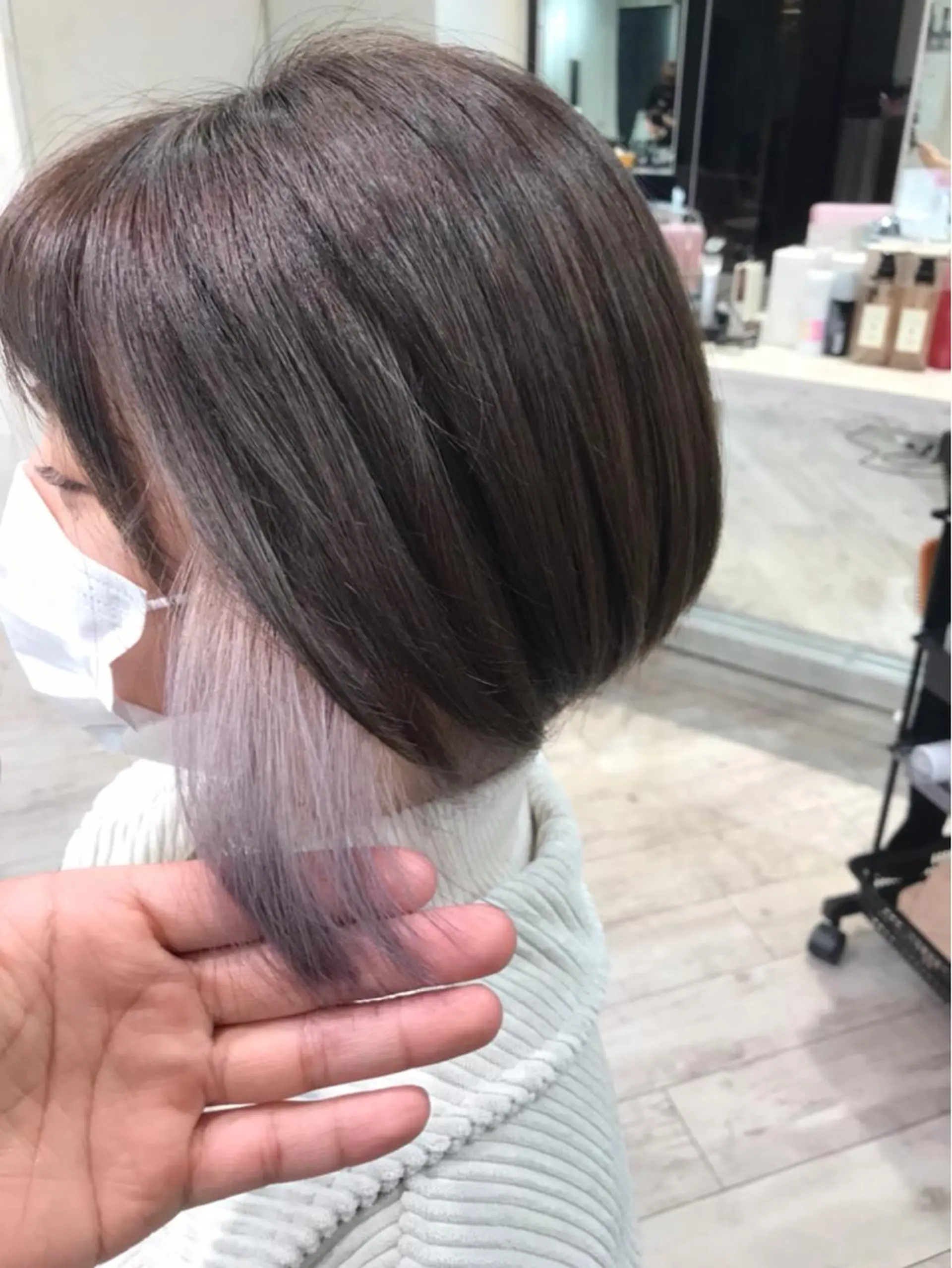 ショート カラー 高島大登/顔周り /レイヤーカットのヘアスタイル