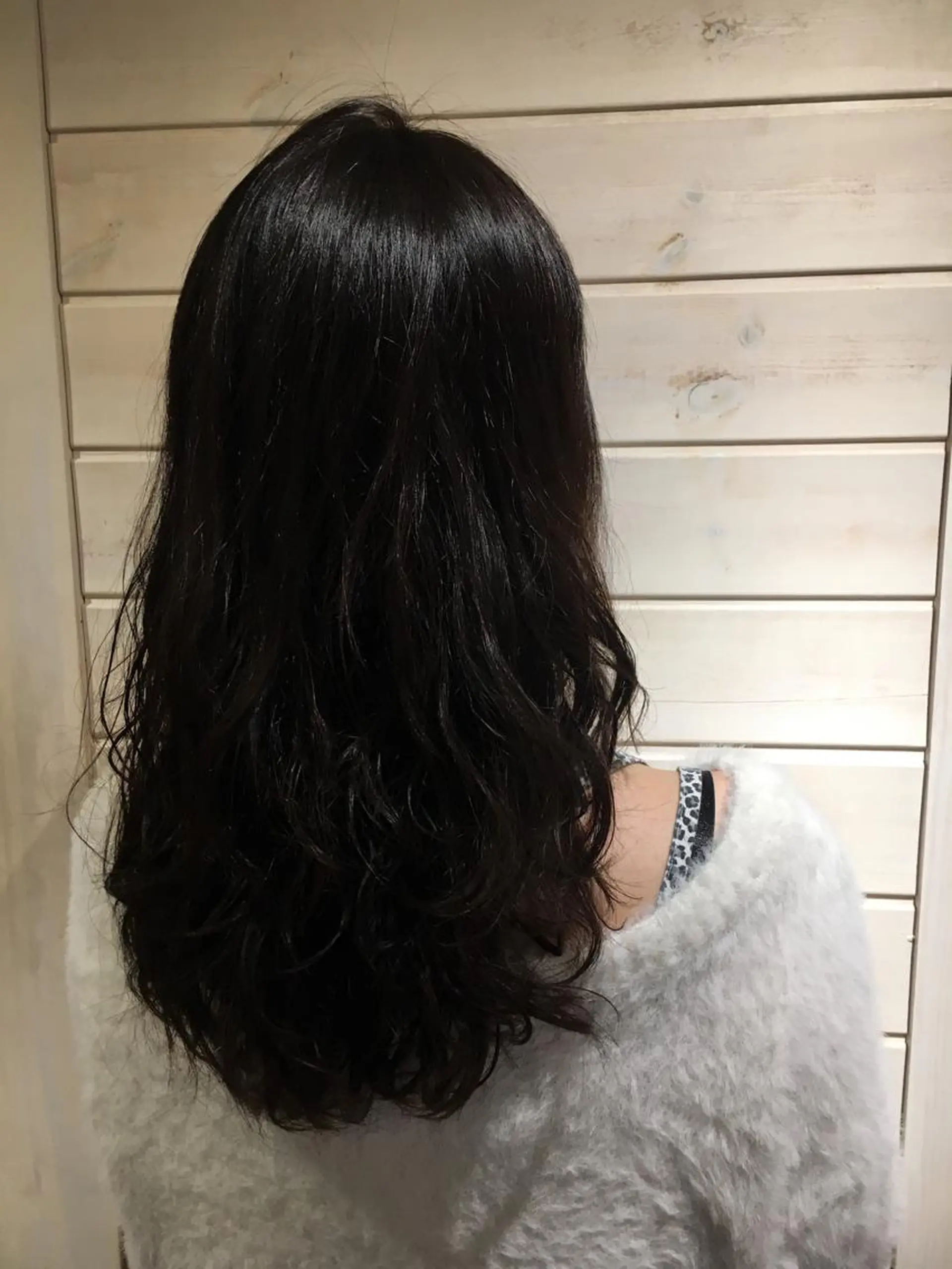 セミロング パーマ 野崎 ひかりのヘアスタイル