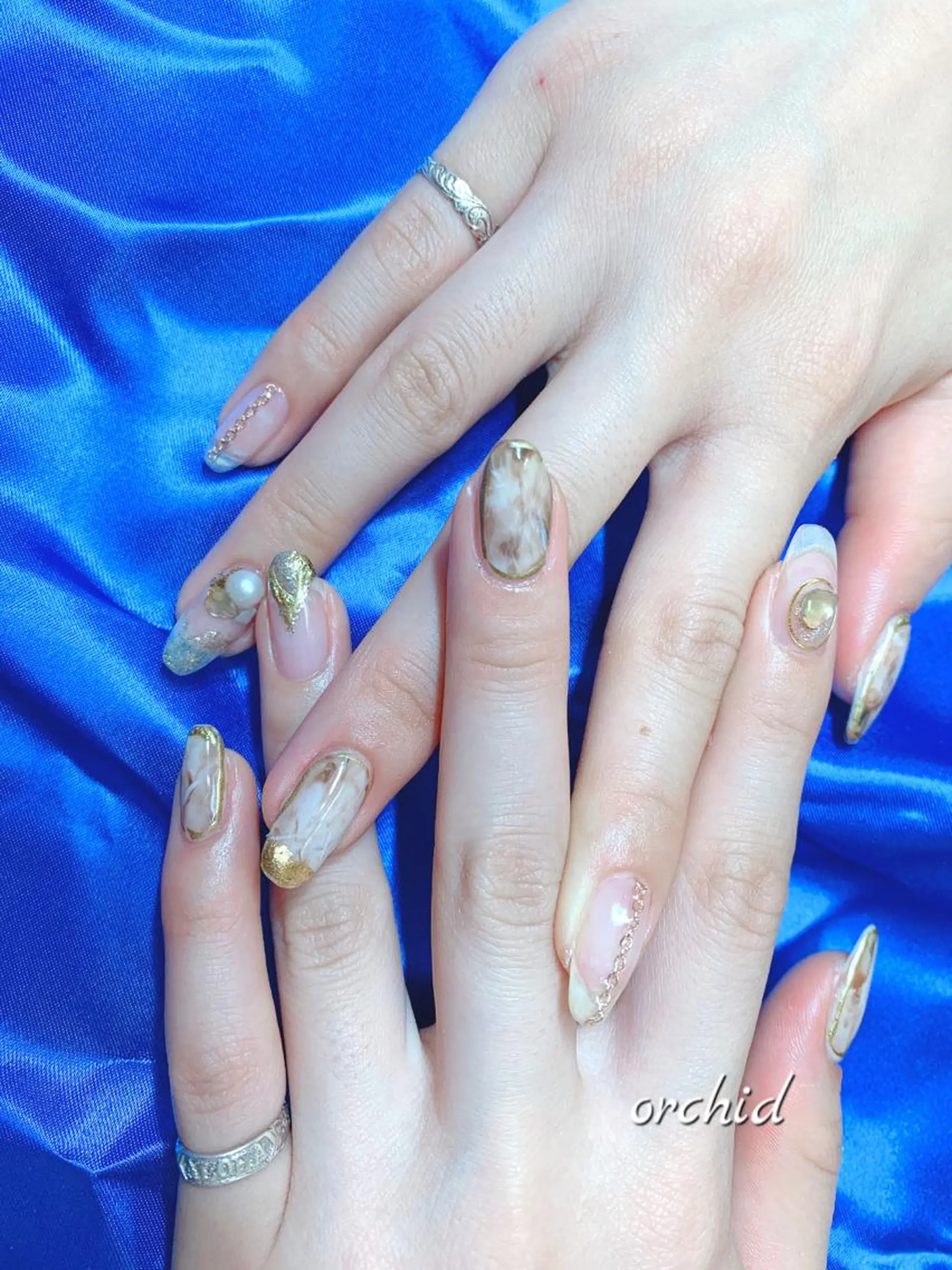 ネイル orchid ♡オーキッドのネイルデザイン