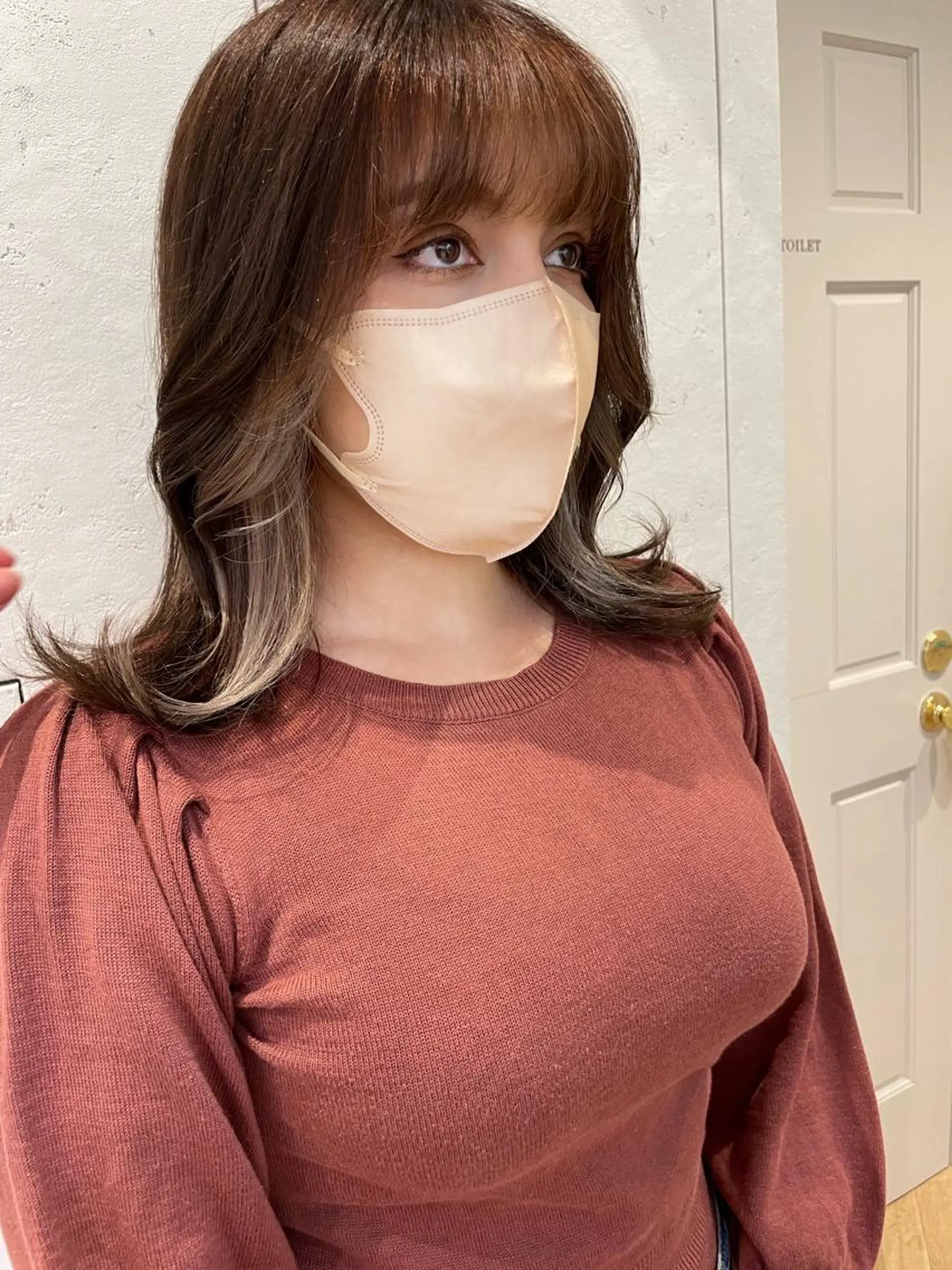 ミディアム カット ヘアカラー トリートメント ♥️ブリーチ/ボブ/ レイヤー♥️maiのヘアスタイル