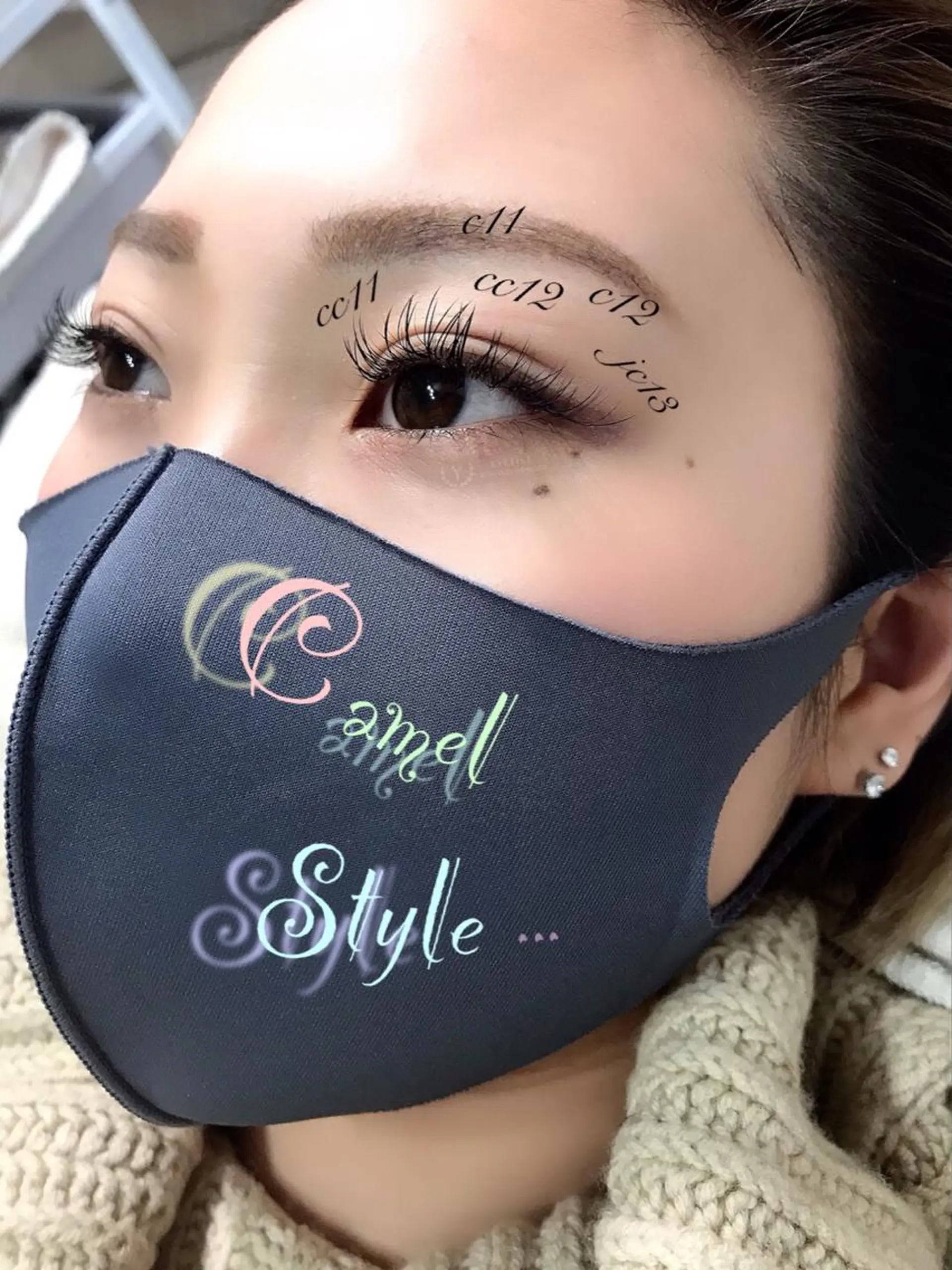 マツエク・マツパ フラットラッシュ マツエク eyelash presh yukaのマツエク・マツパデザイン