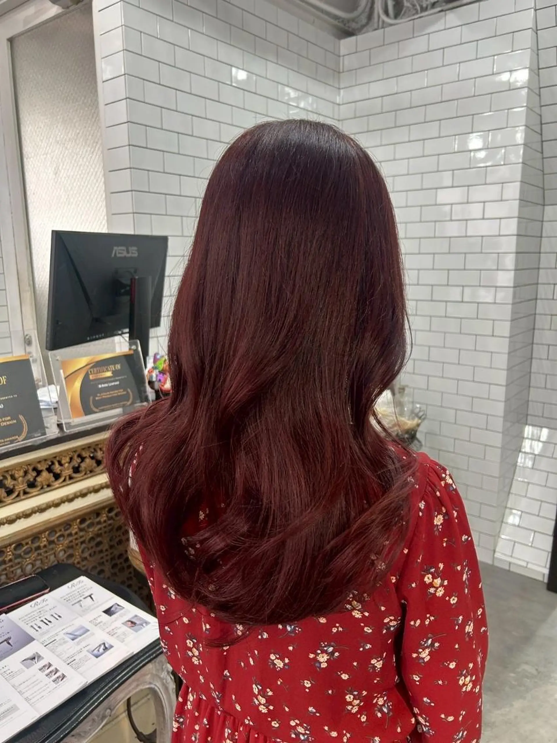 ロング カラー ヘアカラー カラーモデル↬❥🎀 Ran legareのヘアスタイル