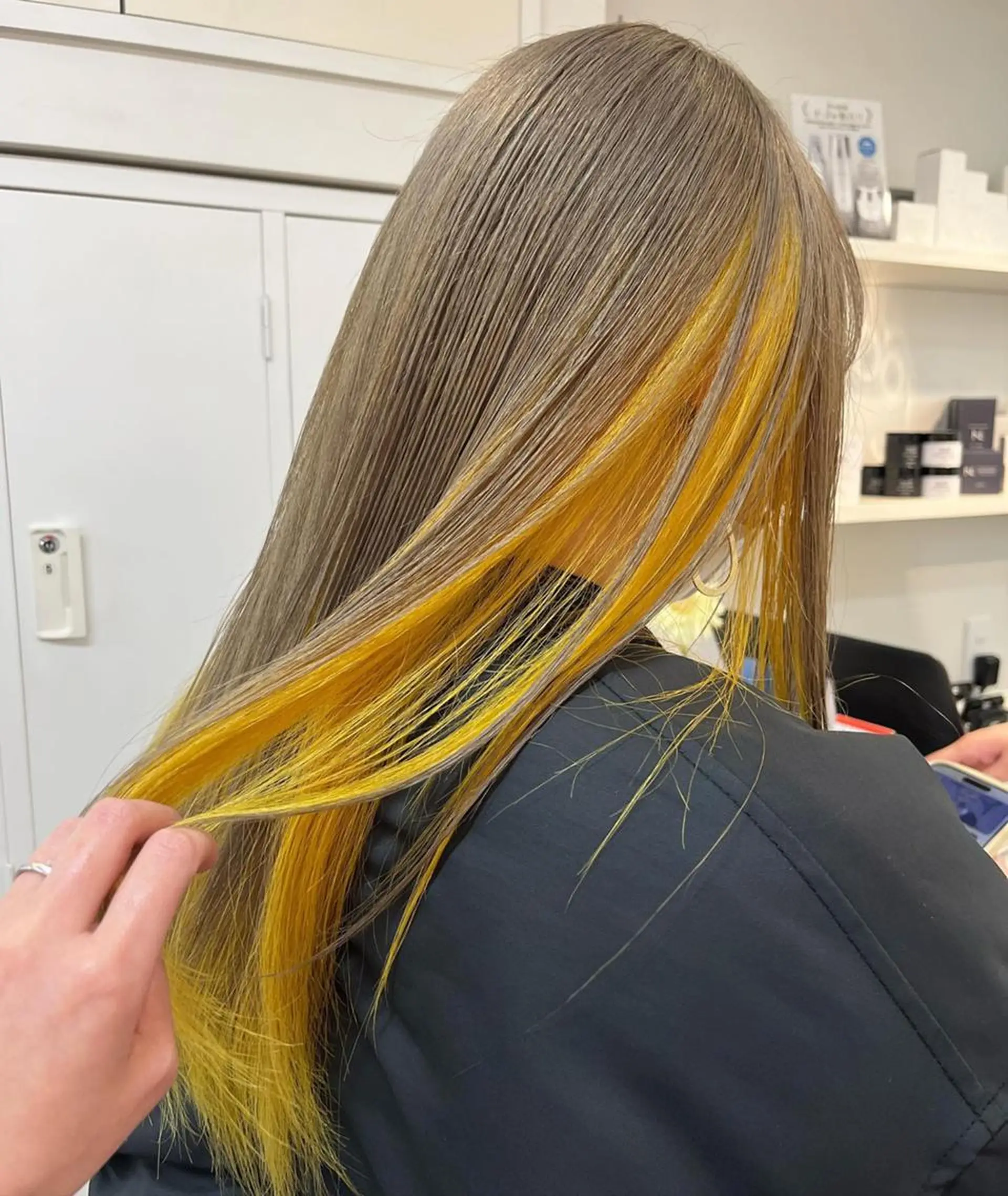 ロング くせ毛 顔まわりレイヤー 髪質改善 レイヤーカット ロング 韓国/髪質改善💘 櫻井かれんのヘアスタイル