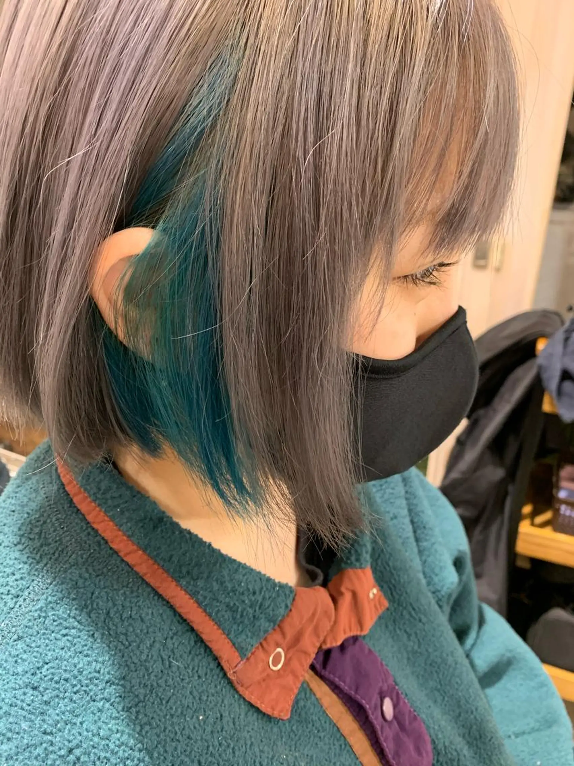 ミディアム カラー パーマ ヘアアレンジ メンズ ミディアムパーマ メンズハイトーン メンズパーマ ハイトーンカラー ボブ ヘアカラー トリートメント Sia中野新橋 『JUNYA』のヘアスタイル