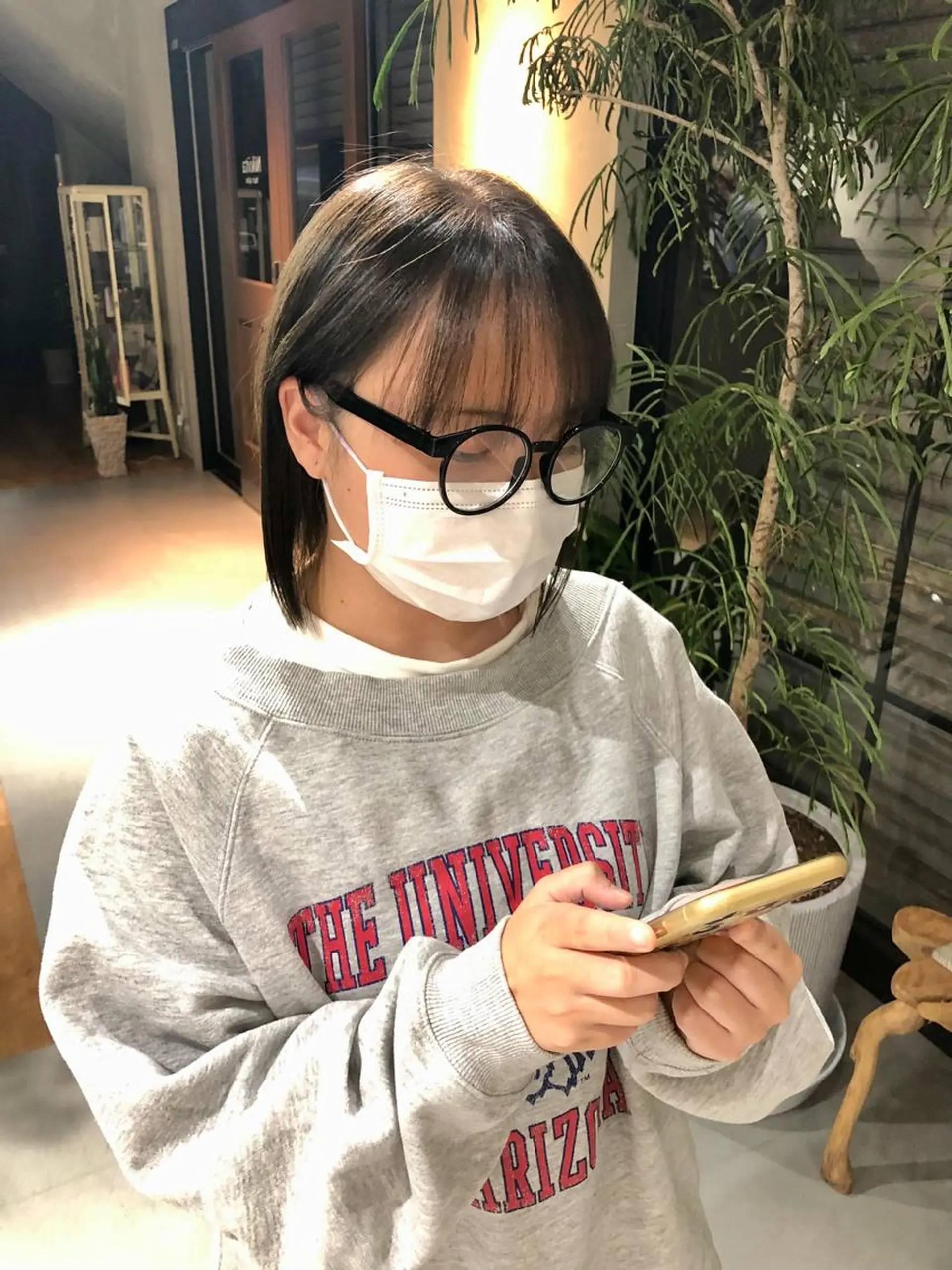 ショート カラー アッシュ ベージュカラー 透明感カラー mizuki /骨格似合わせのヘアスタイル