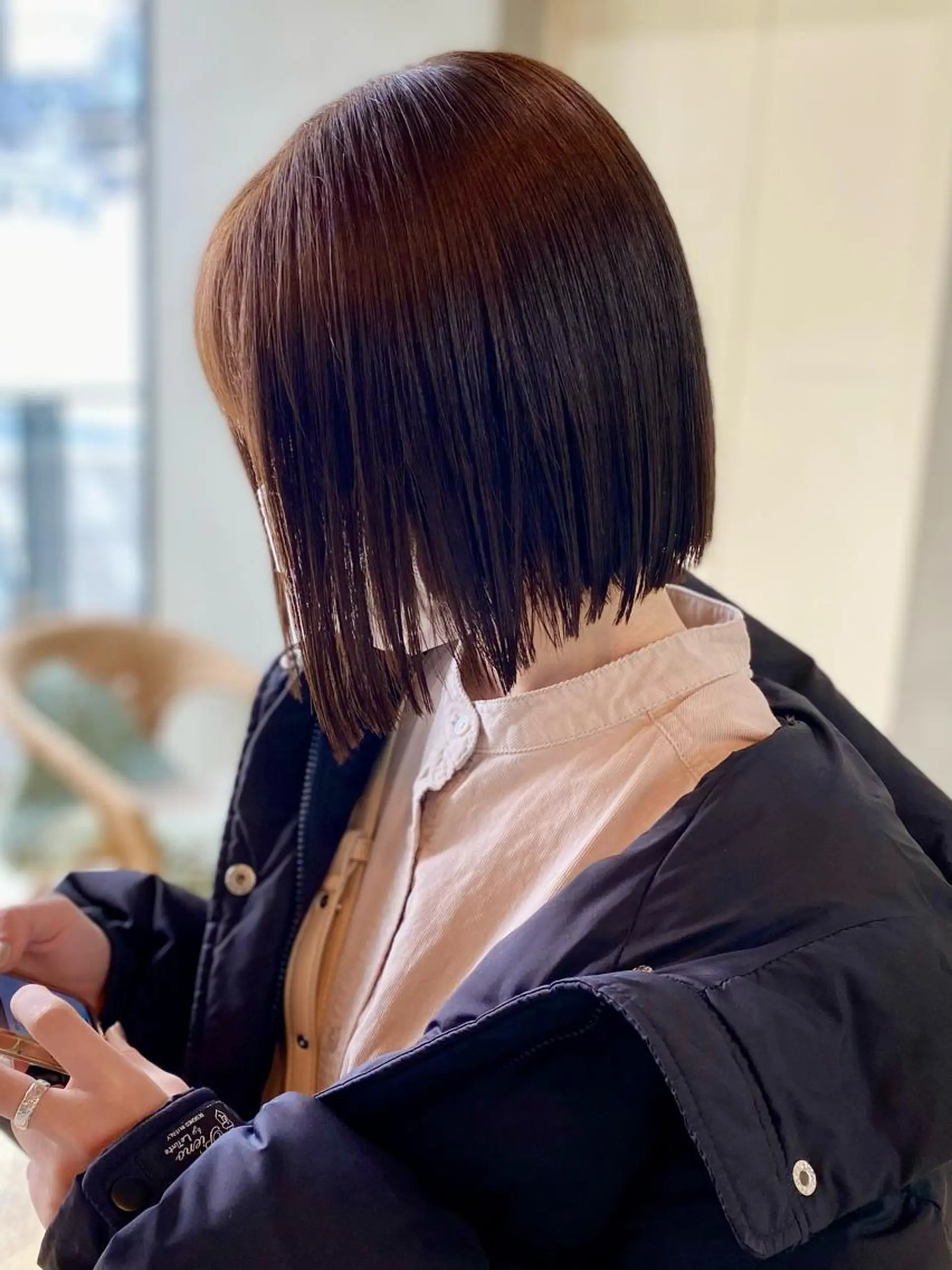 ミディアム ANGELICA 吉川智昭のヘアスタイル