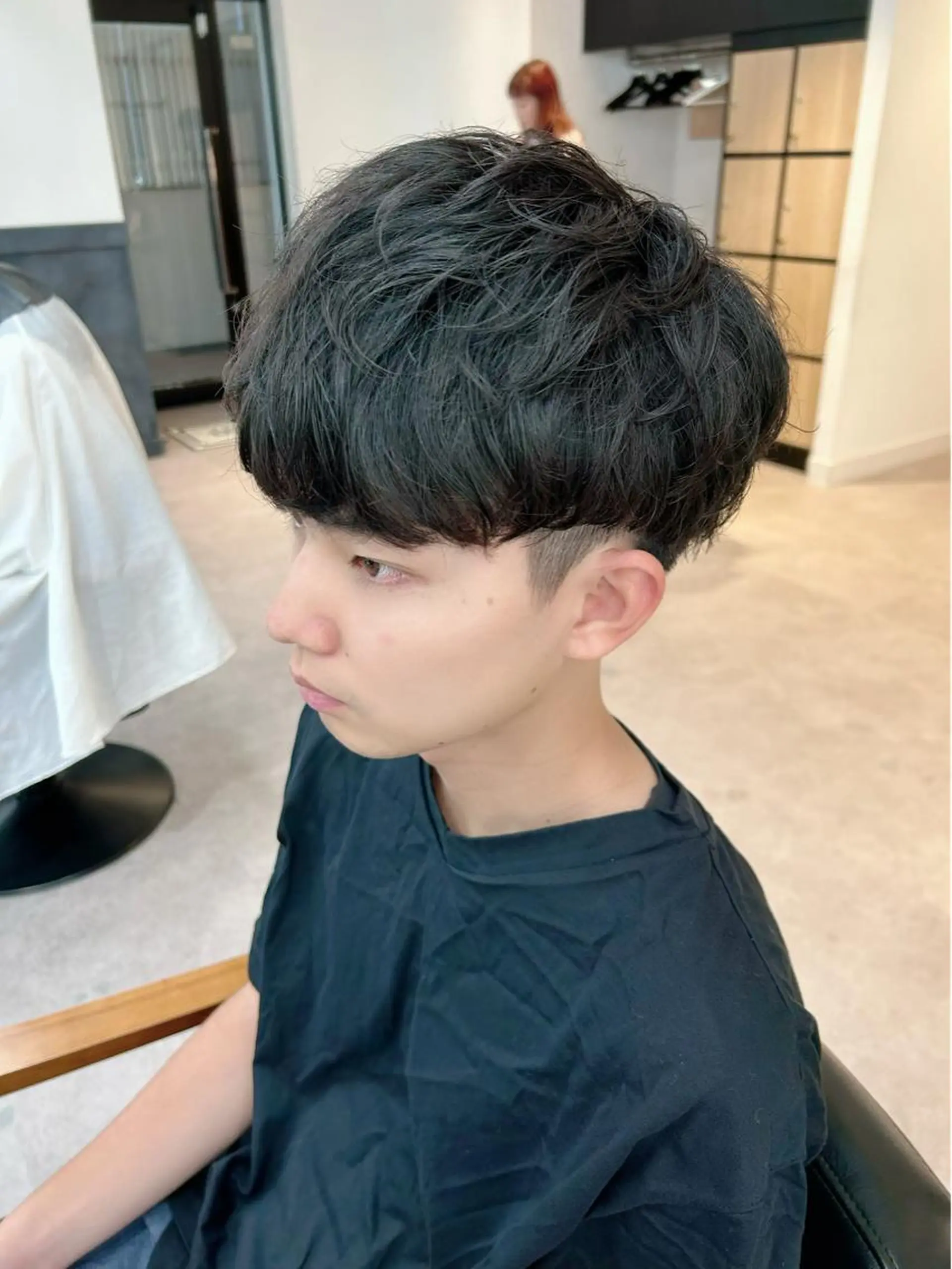 パーマ メンズ 🤎ベージュカラー 🐶メンズパーマのヘアスタイル